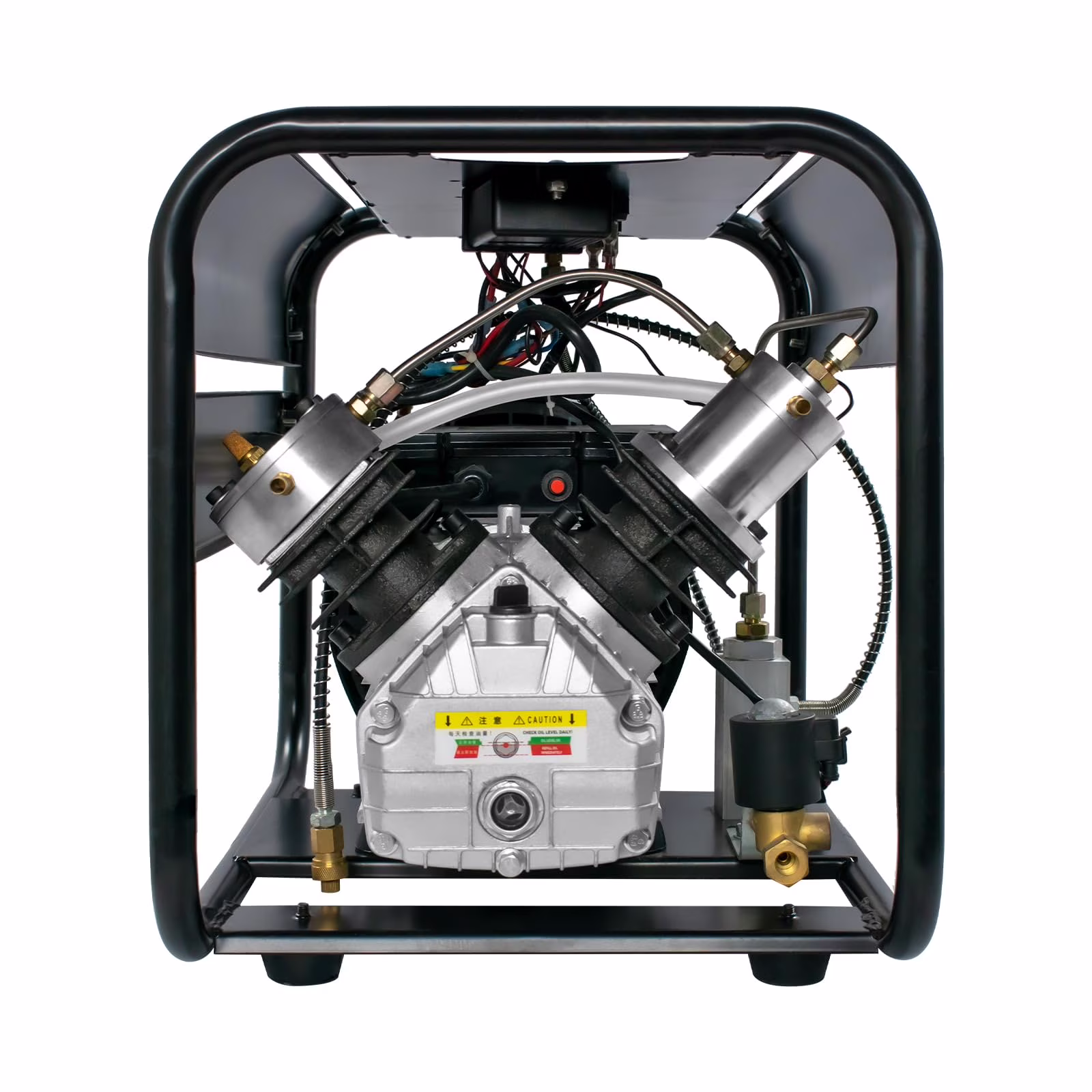 TUXING 4500Psi Pcp Air Compressor Double Cylinder High Pressure Air Compressor Auto Stop and Auto Purge for PCP Rifle Tank Gas Scuba Filling 110V TXED013