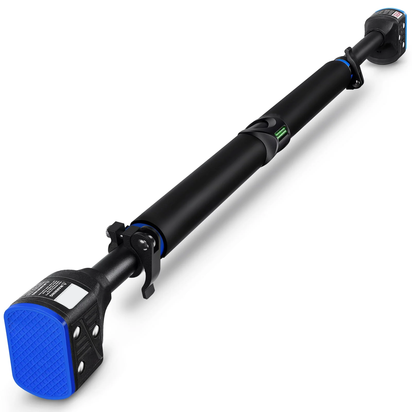 NUOLUX Pull-up Bar Upper Body Workout Bar Chin-up Bar with No Screws for Doorway Gym Home Training Exercise 330lbs Max Load (Balck, Blue)