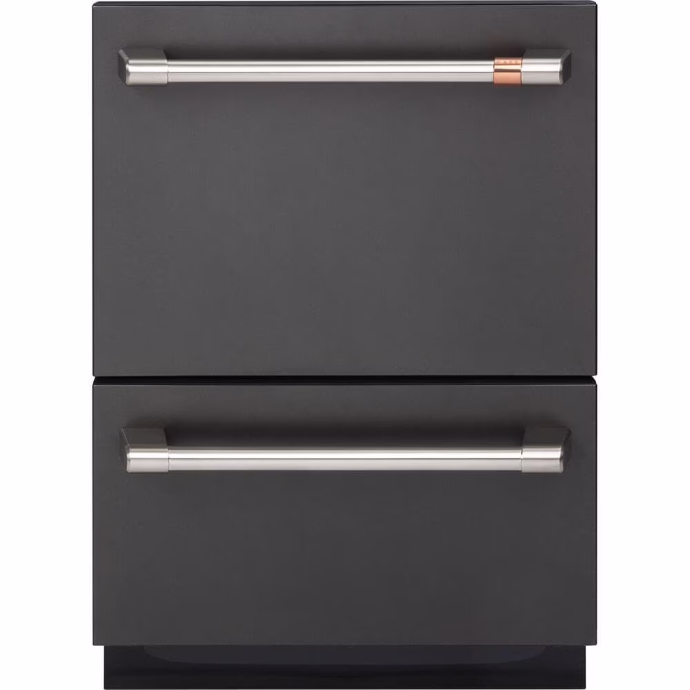 Café CDD420P3TD1 49 dBA Matte Black Double Drawer Dishwasher