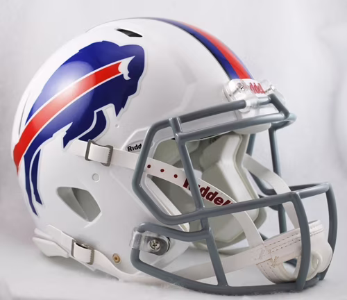Buffalo Bills 2011-2020 Throwback Riddell NFL Authentic Speed Full Size Helmet