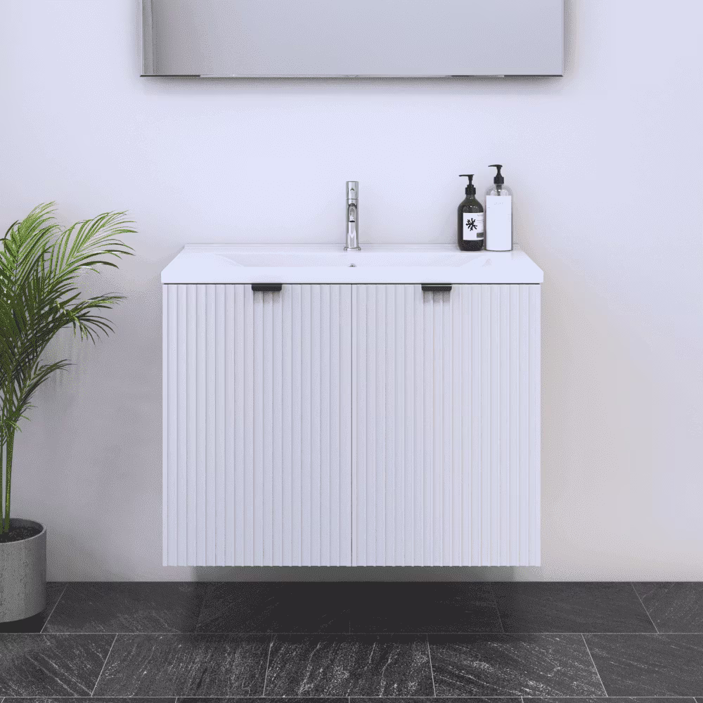 Nicole 2D 80 Floating Bathroom Vanity (32" Width)