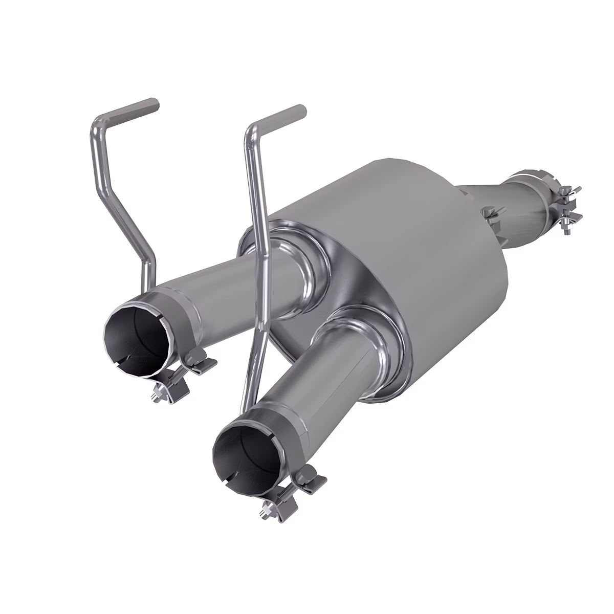 MBRP, Inc. S5141409 09-19 RAM 1500, 5.7L HEMI 3IN SINGLE IN 2.25IN DUAL OUT MUFFLER REPLMNT ,T409 Fits select: 2009-2012 DODGE RAM 1500, 2019 RAM 1500 CLASSIC TRADESMAN