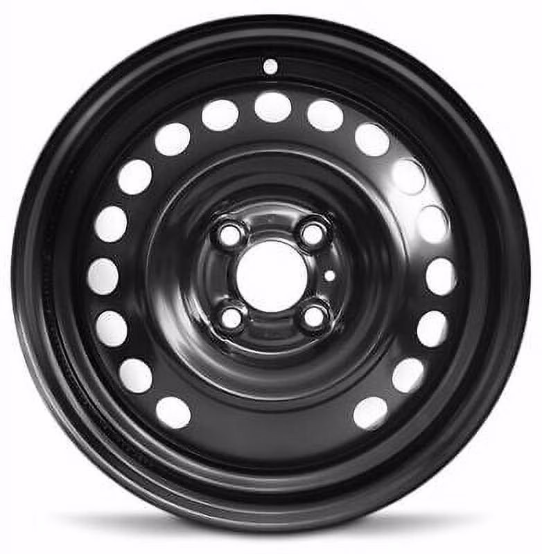 For 2012-2019 Nissan Versa 15 Inch Painted Black Rim - OE Direct Replacement - Road Ready Car Wheel