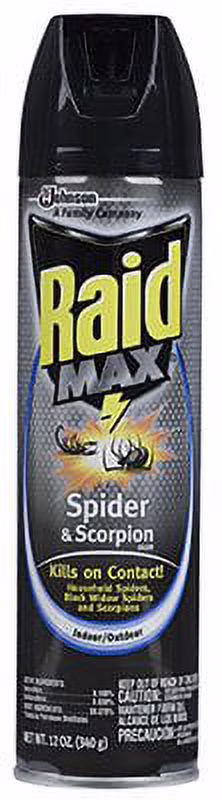 Raid Max Spider & Scorpion Killer 12 oz (Pack of 12)