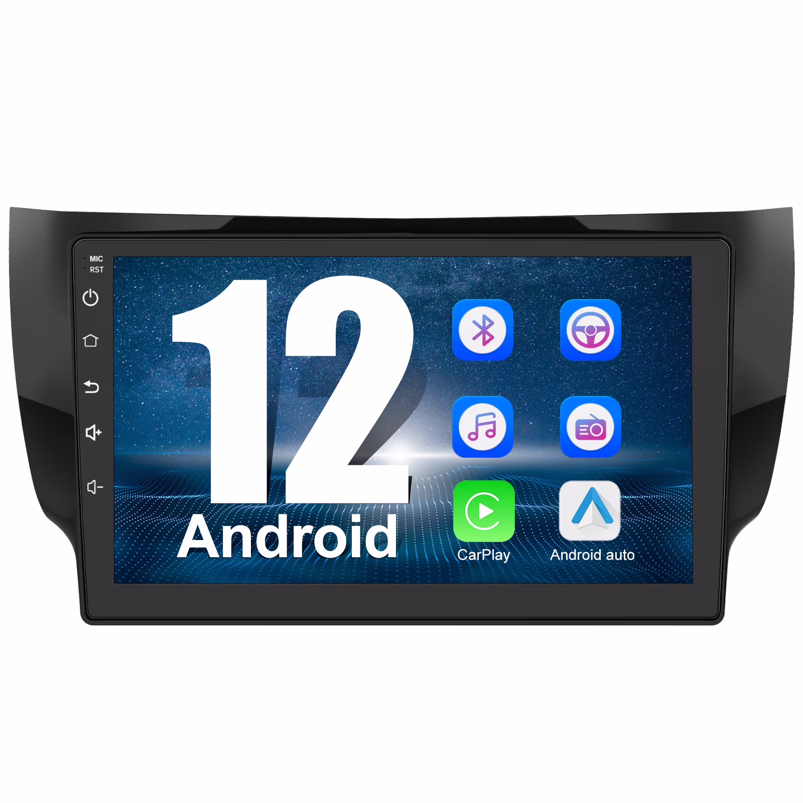 Awesafe Car Radio Stereo for Nissan Sentra 2013 2014 2015 2016 2017,Andriod 12 1GB+32GB with Apple Carplay Android Auto Bluetooth GPS Navigation Wifi
