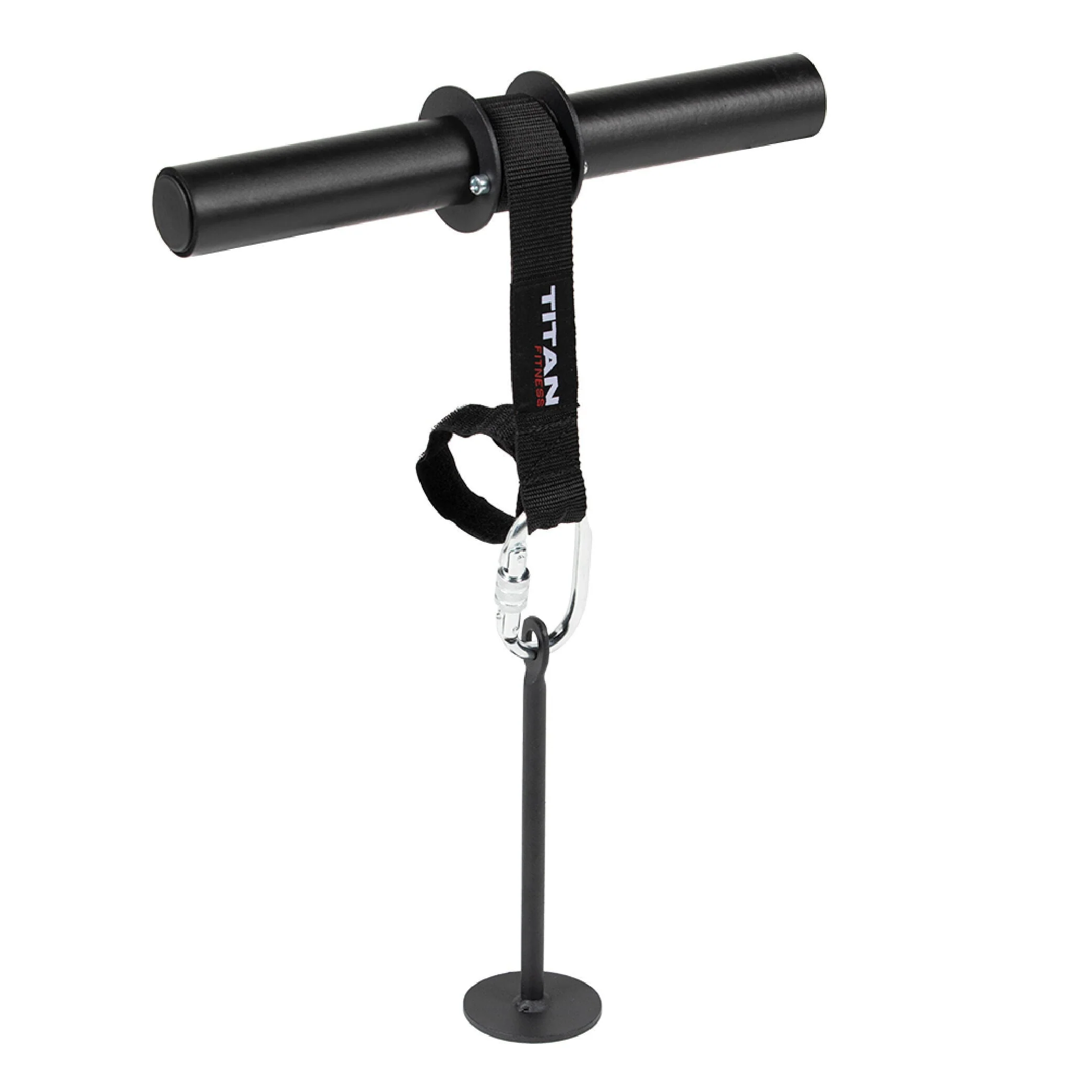 Titan Fitness Wrist and Forearm Roller, Rated 200 LB, Load Plates, Dumbbells, Kettlebells, Strength Training
