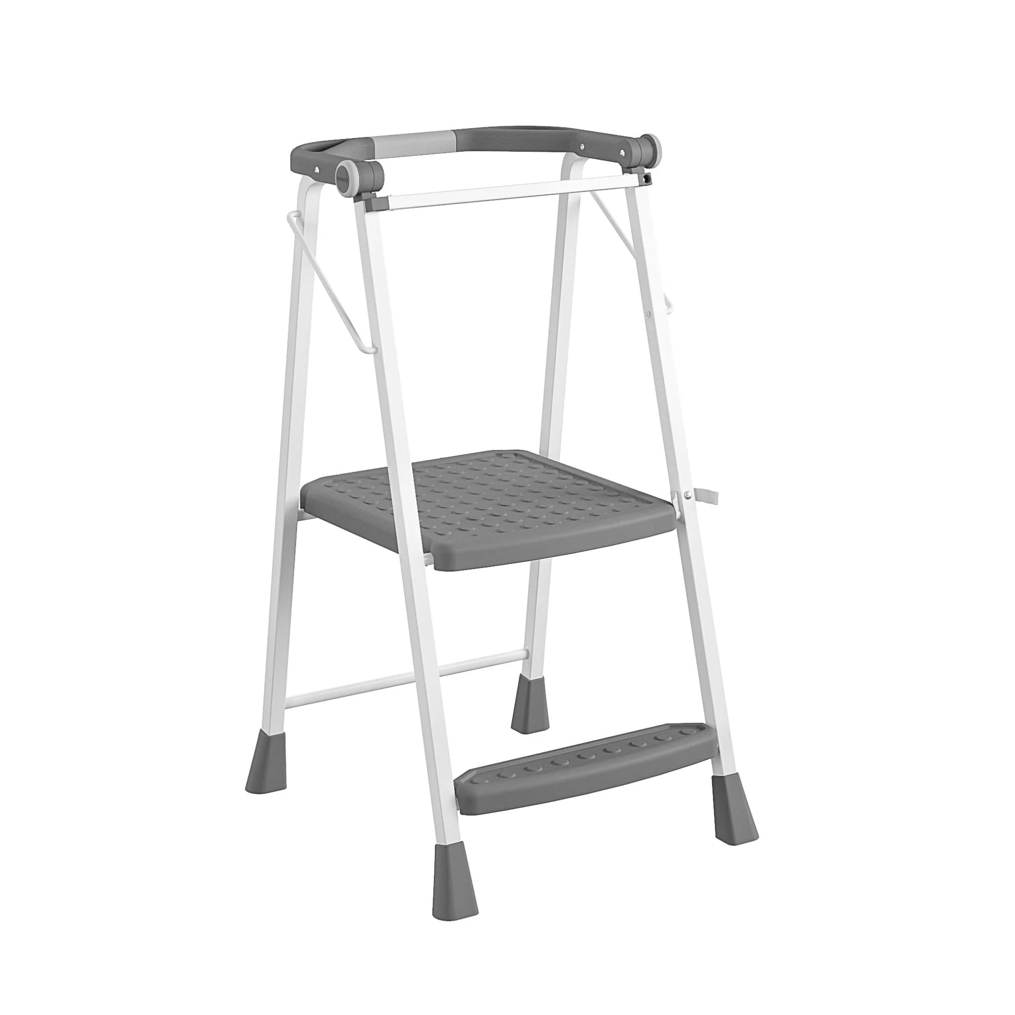 COSCO 2-Step Kitchen Steppera?�� Adult Folding Step Stool, Kids Folding Helper (Steel/Resin)