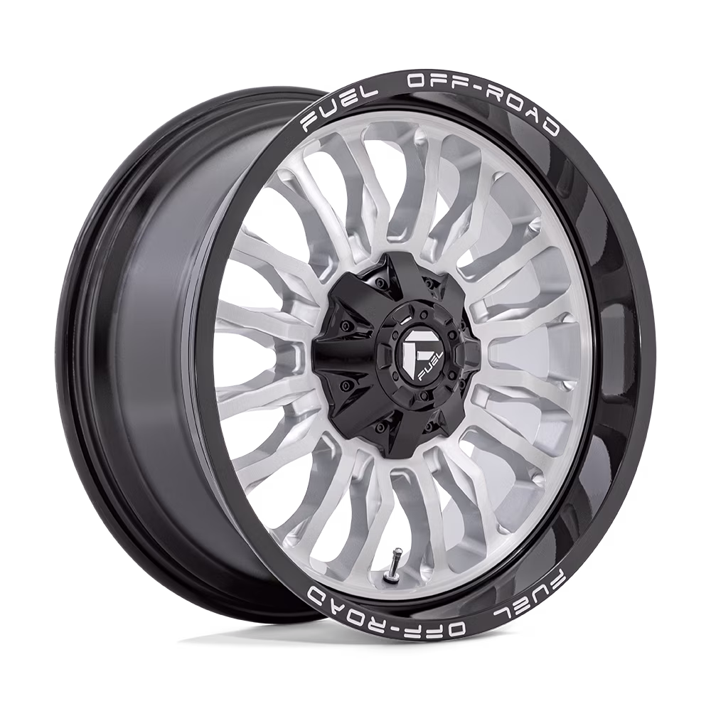 Fuel 1PC Cast Aluminum Rim D798 20X9 5X5.0/135 SLVR-BRSH BLK-LP 01MM, D79820900550