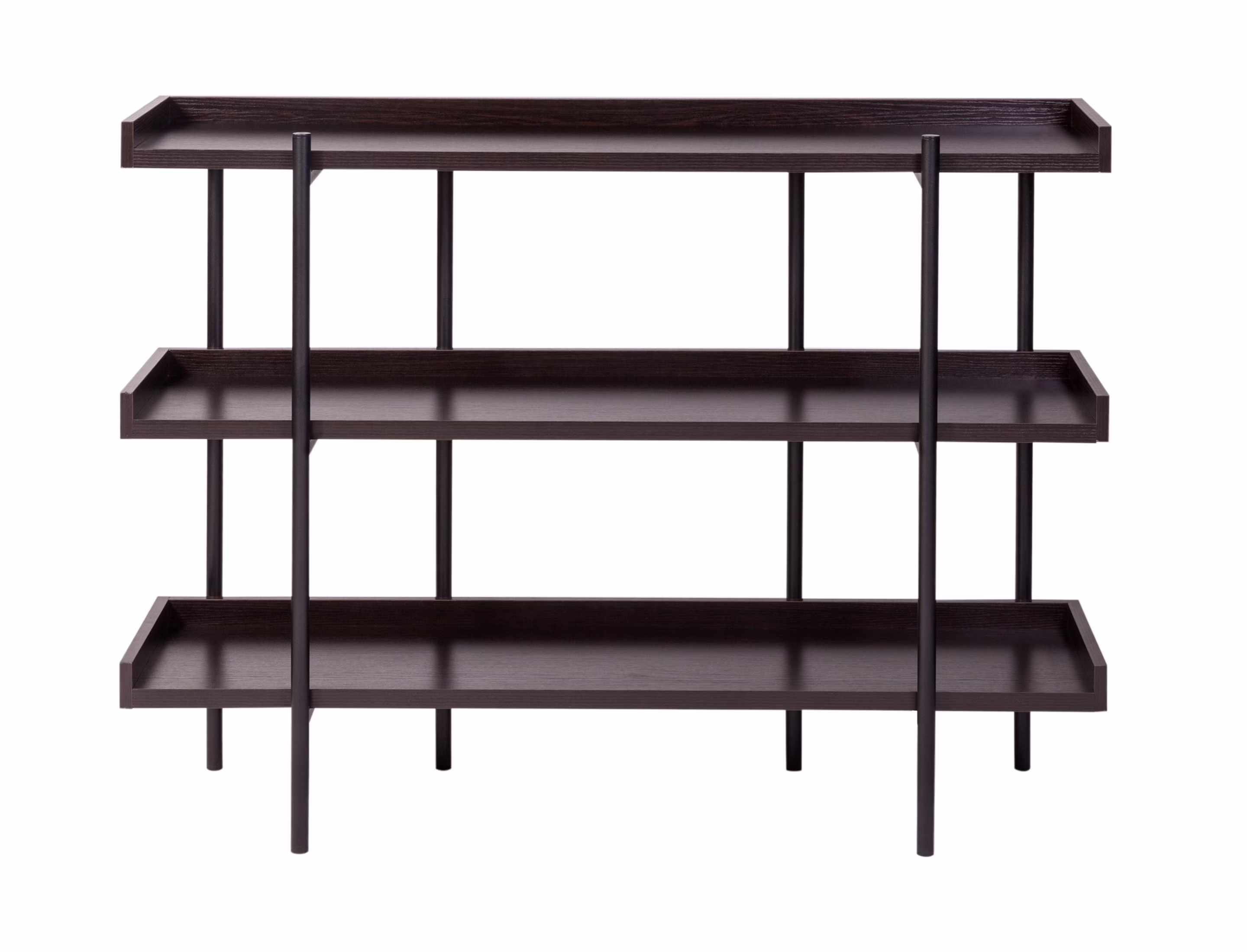 OneSpace 13.5"W x 47.25"D x 36.25"H 3-Shelf Unit, Espresso