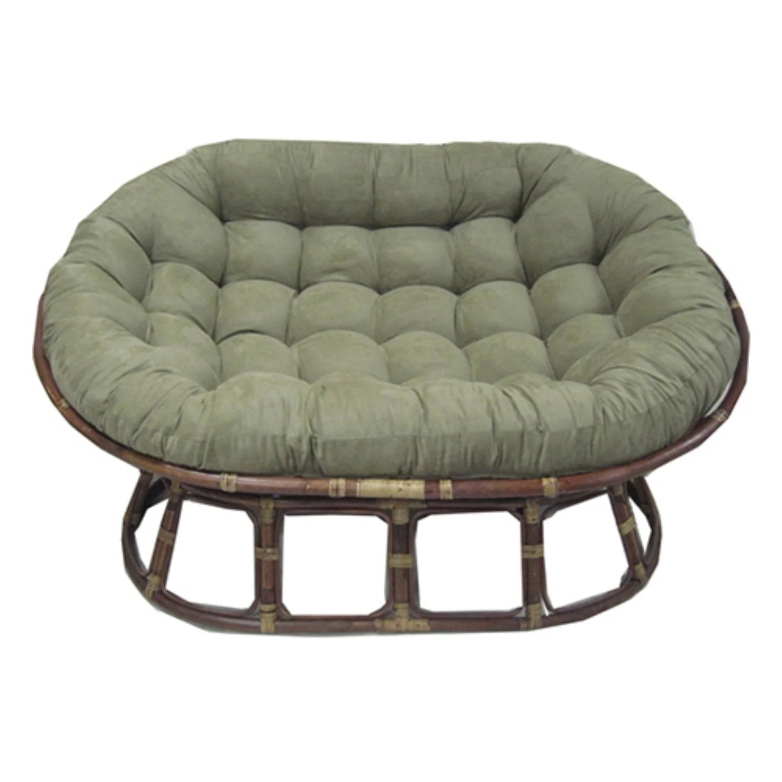 Blazing Needles 78 x 58 in. Oversize Double Papasan Micro Suede Cushion