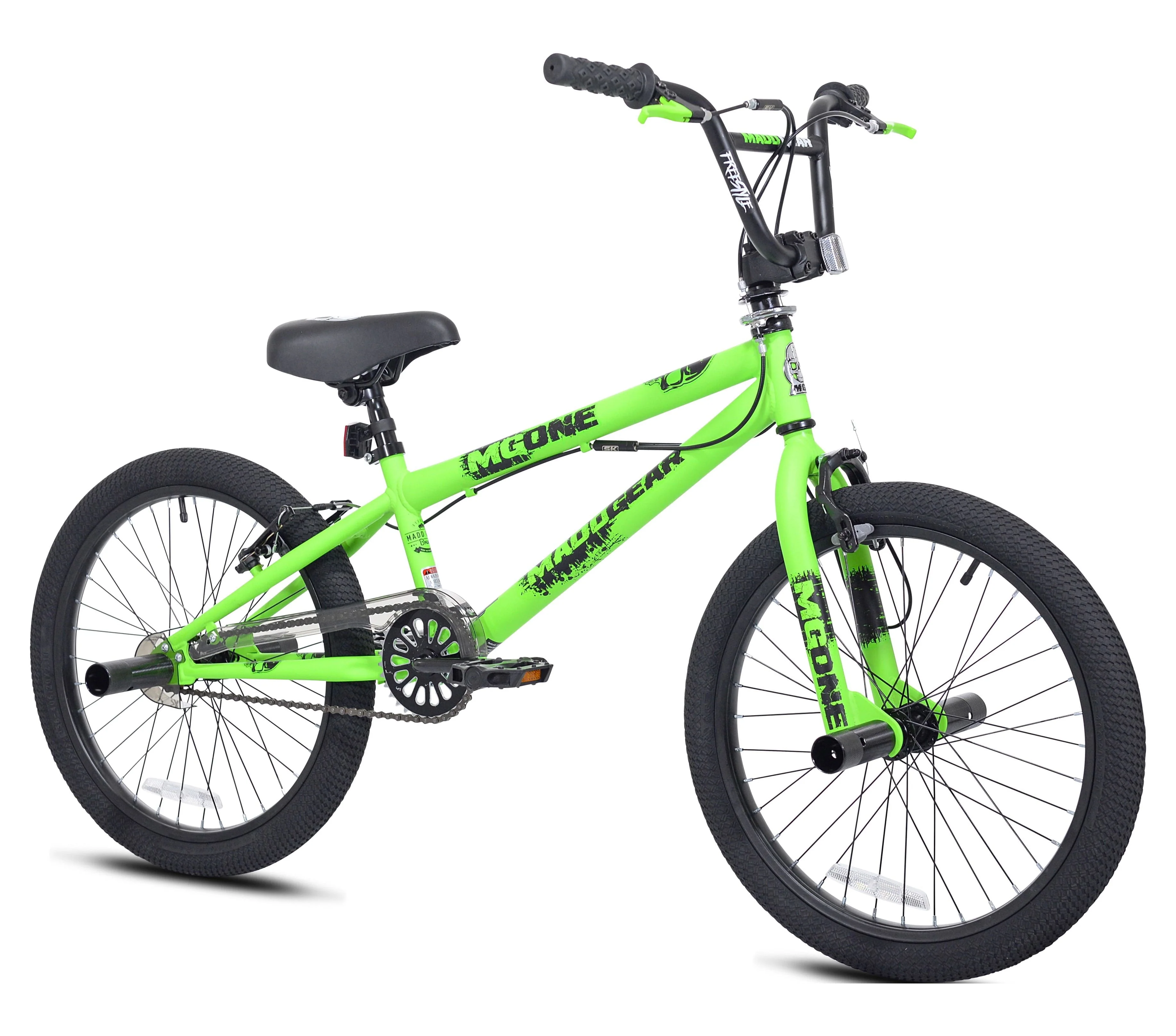 Madd Gear 20-inch Boy's Freestyle BMX Bicycle, Green