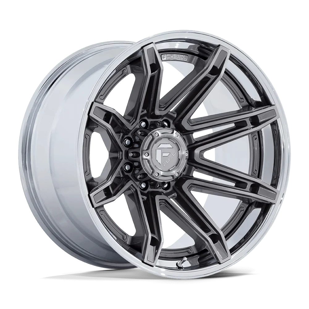 Fuel 1PC Fusion Forged Wheel D401 20x10 8x6.5 PLTNM-CHR -18mm, FC401AP20108018N
