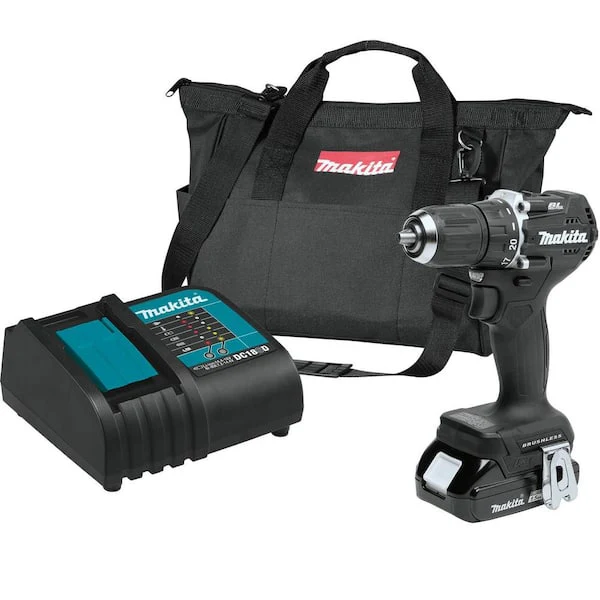 18V LXT Sub-Compact Lithium-Ion Brushless Cordless 1/2 in.Variable Speed Driver Drill Kit, 1.5Ah