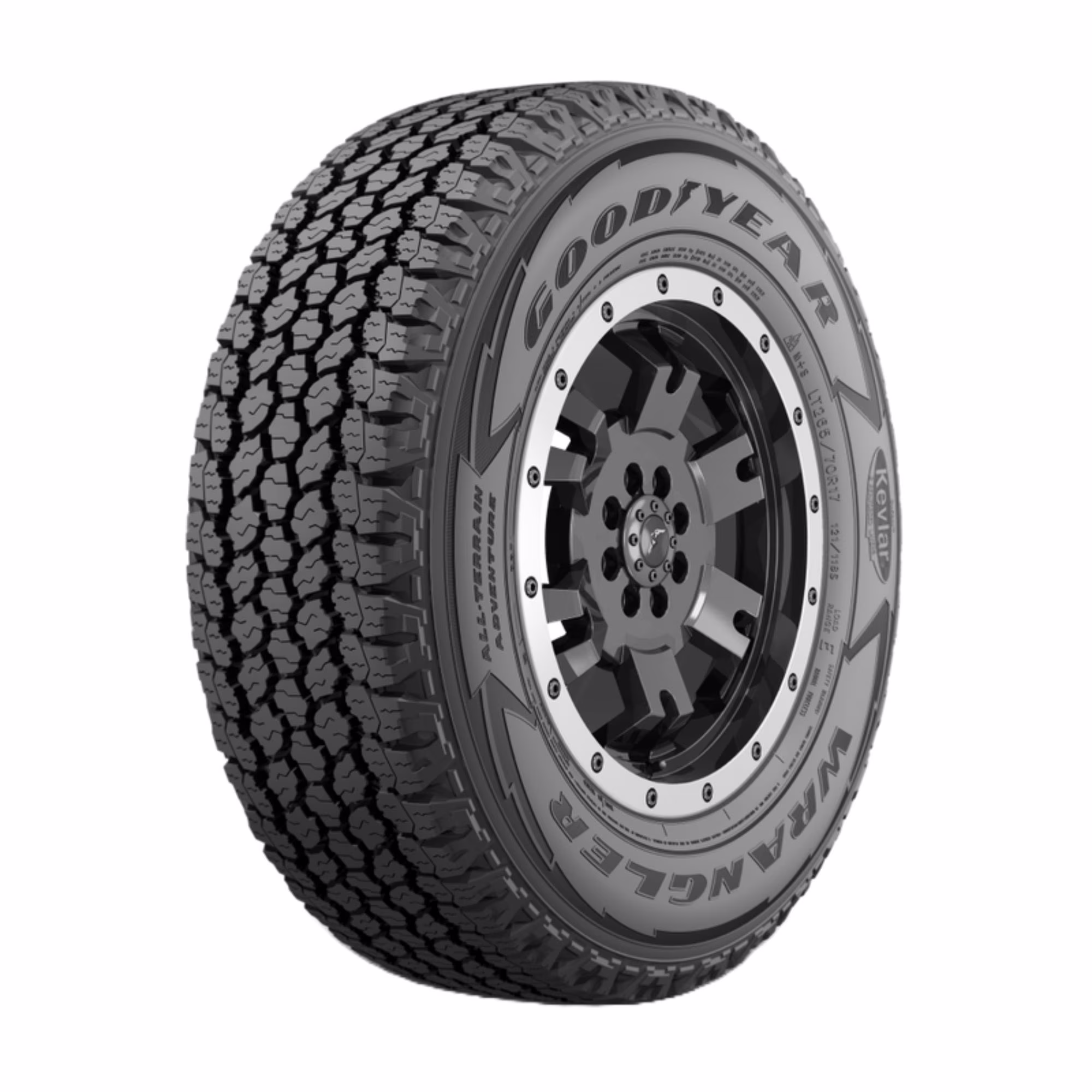 Goodyear Wrangler All-Terrain Adventure With Kevlar 265/65R18 114T Light Truck Tire