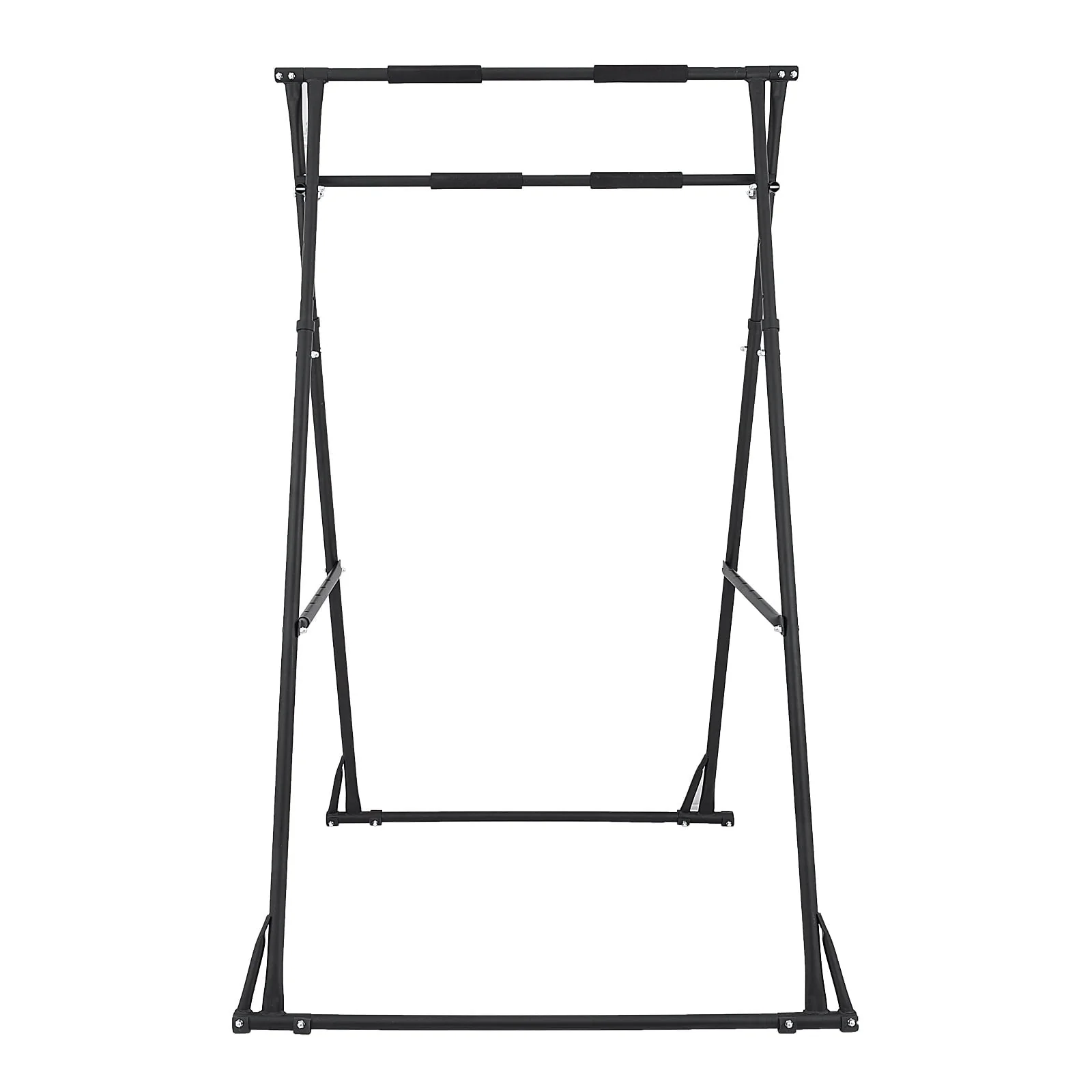 VEVOR Pull up Bar Stand 280lbs Height Adjustable Portable Pull up Gym Stand Fitness Equipment Folding Free Standing Pull up Bar for Home Gym