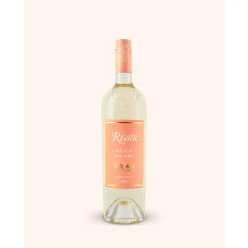 Risata Peach Semi Sweet Moscato - 750ML