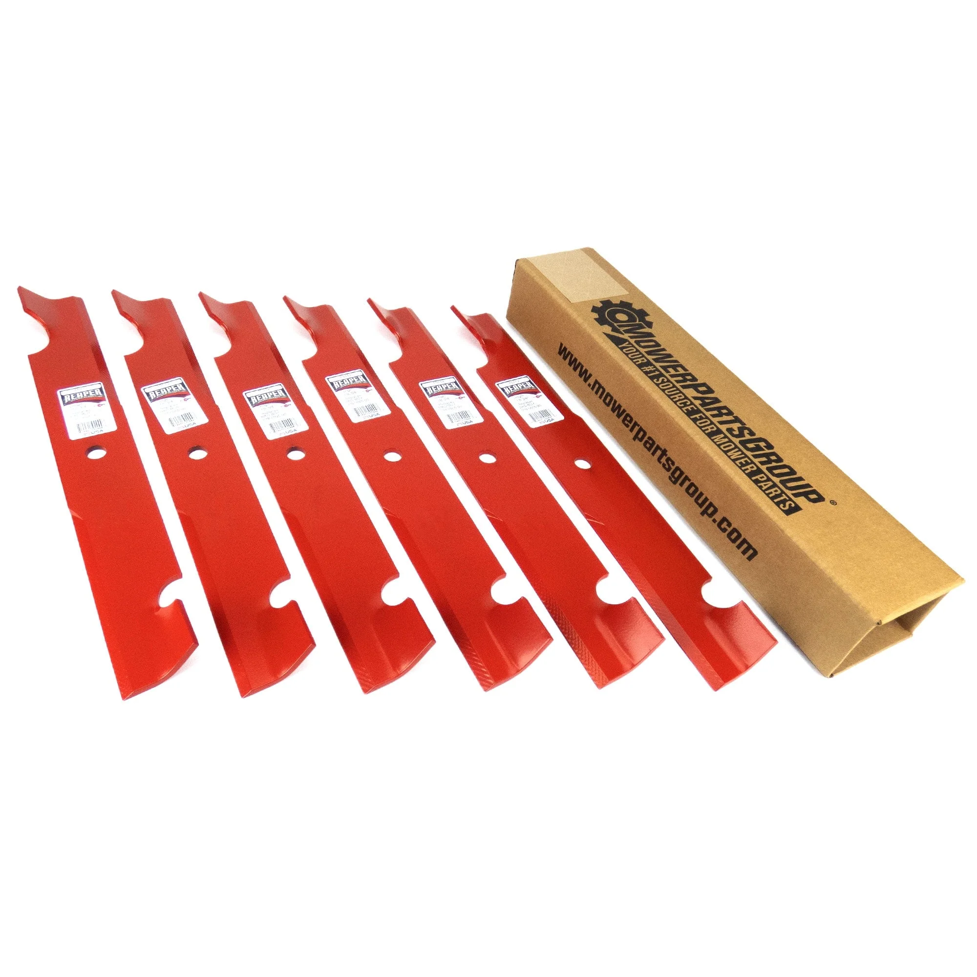 (6) Hi Lift Blades Replace Bad Boy 038-0005-00 fits 54" Deck