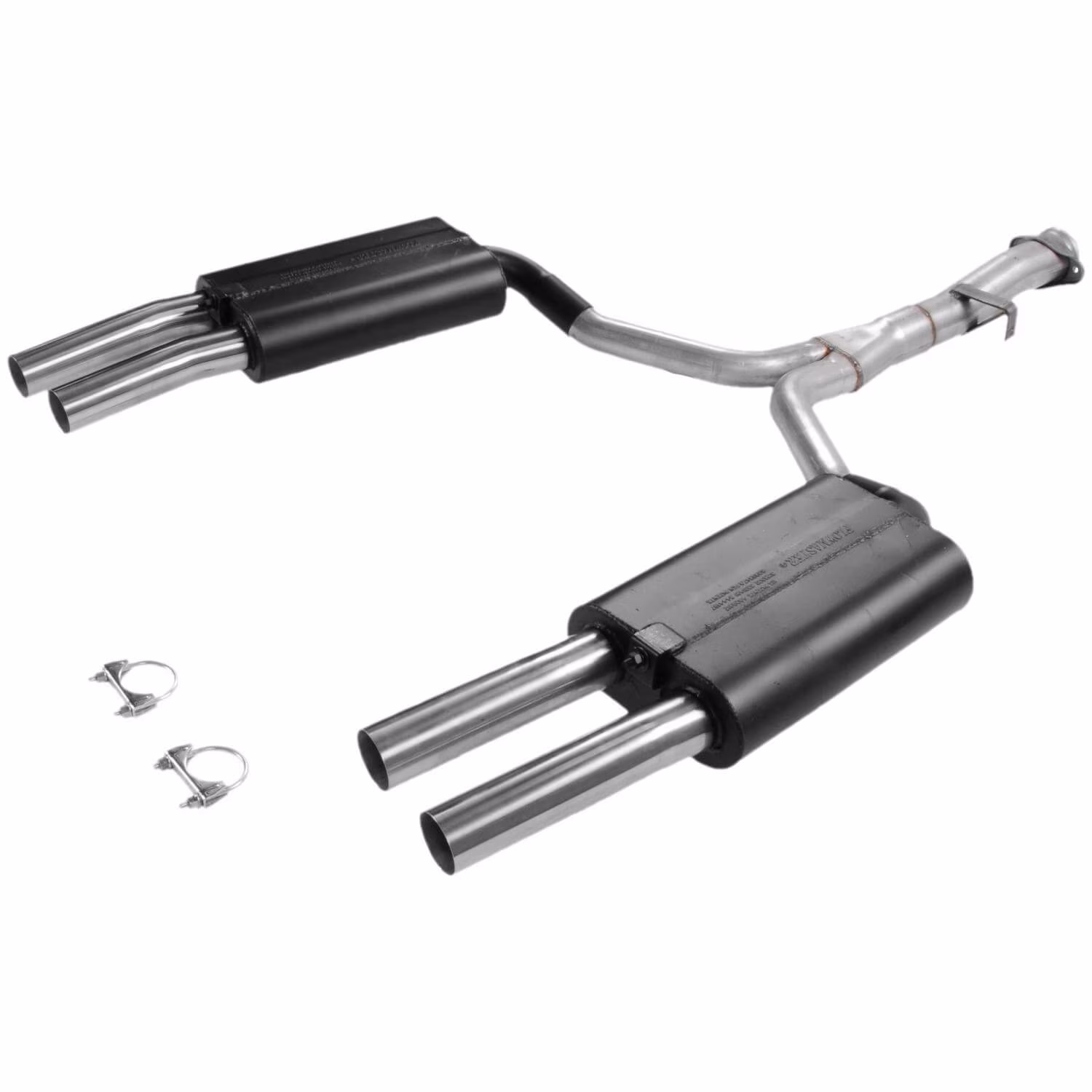 Flowmaster 17153 Cat-back System - Dual Rear Exit - Force II - Mild Sound