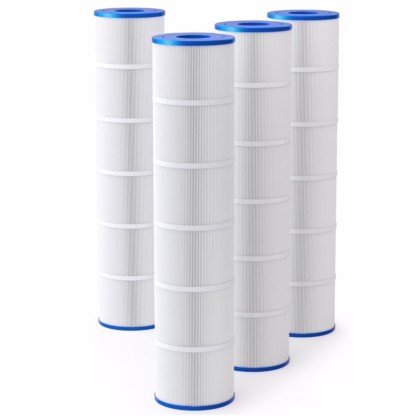 4-Pack CCP520 Pool Filter Cartridges Compatible with Pentair Clean & Clear Plus 520 | Fits Pleatco PCC130 & R173578 | 520 sq.ft High-Flow Pool Filter (Set of 4) |