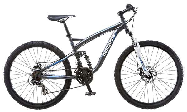 Mongoose Men's Detour Mountain Bike, 18-Inch/Medium