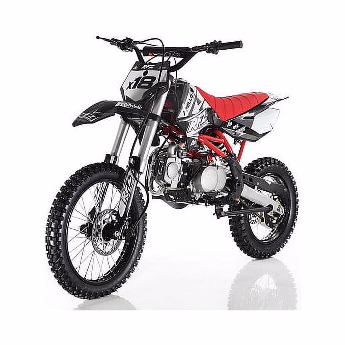 Apollo DB-X18 Gas 125cc Motorized Dirt Bike - Black