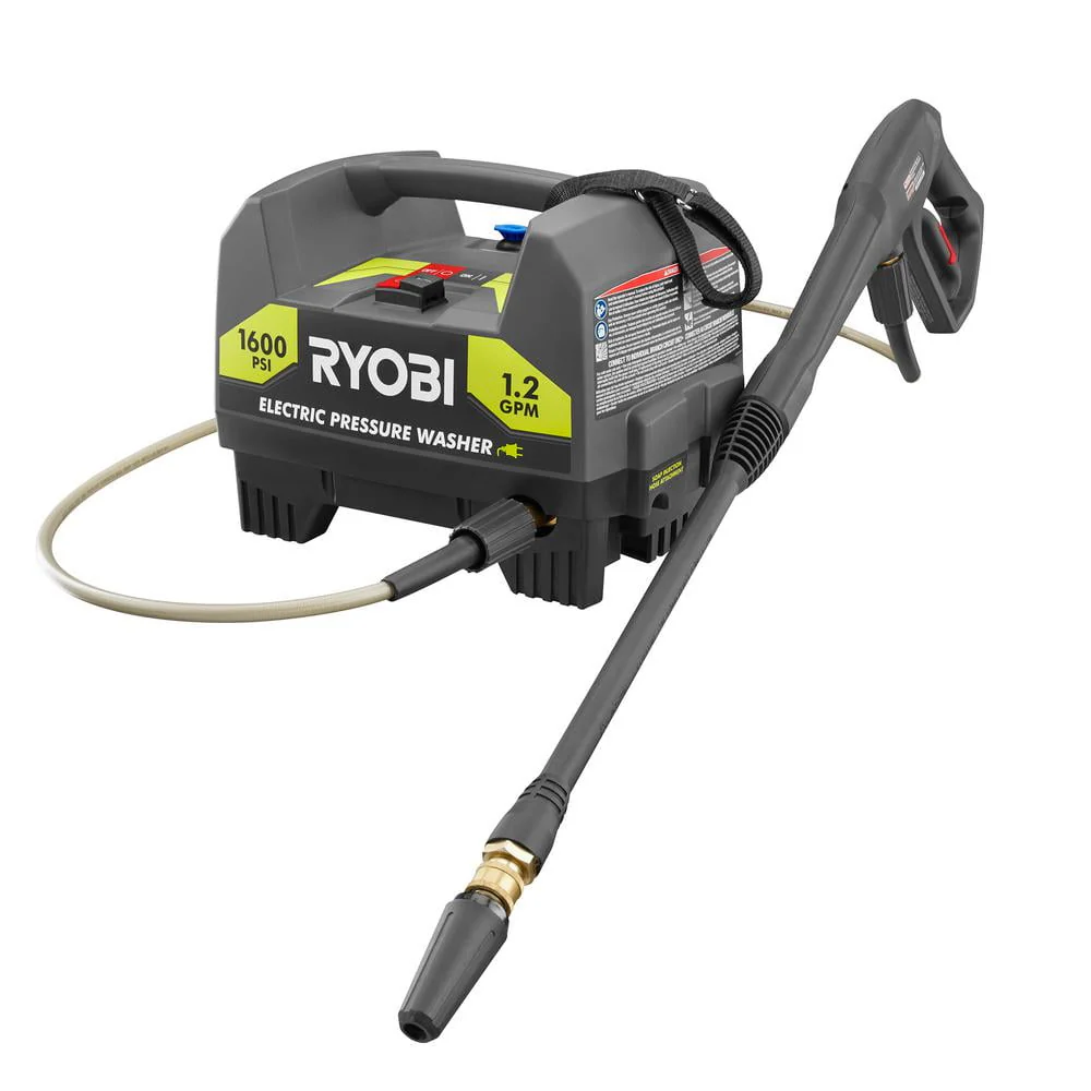 Ryobi 1,600-PSI 1.2-GPM Electric Pressure Washer RY141612