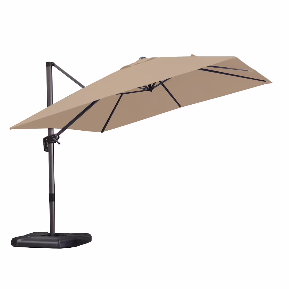 Garden Winds Replacement Canopy Top Cover Compatible with The Purple Leaf 10' Square Umbrella - RipLock 350