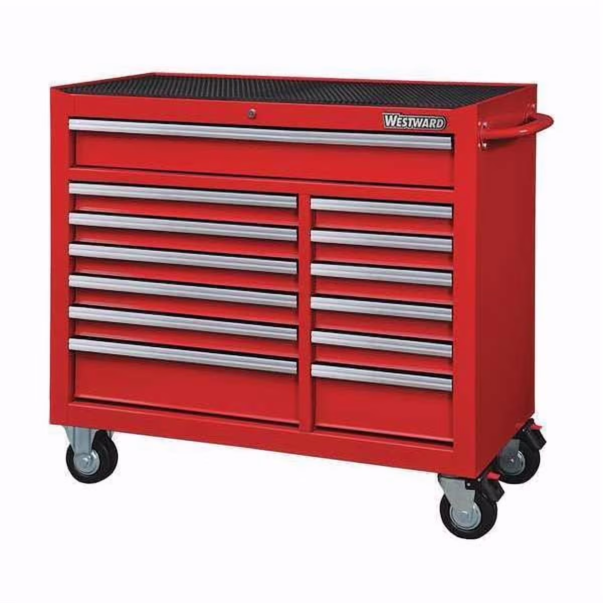 Westward Rolling Tool Cabinet, Red,Heavy Duty 32H891