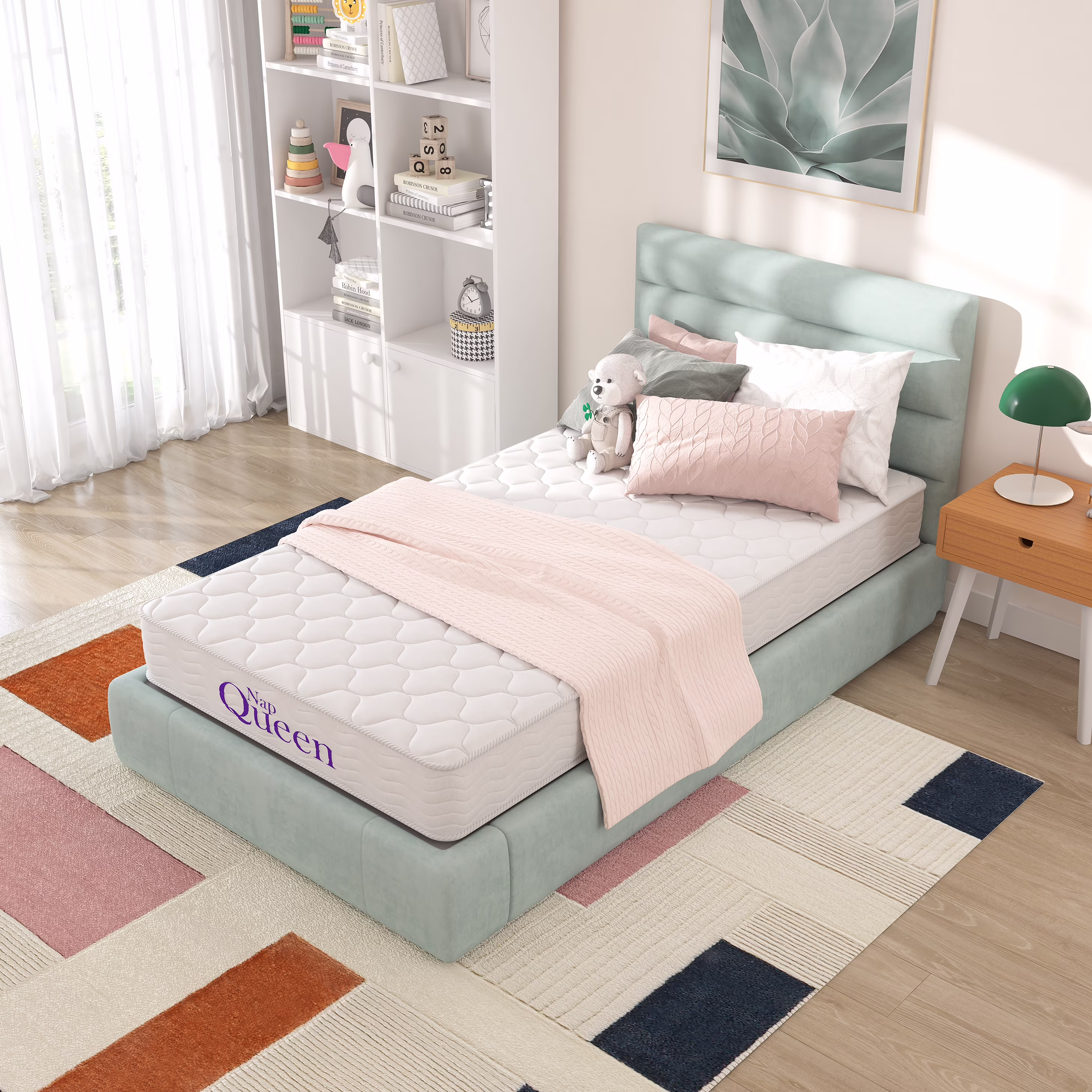 NapQueen Elsa 6" Twin, Bonnell Coil, Innerspring Mattress