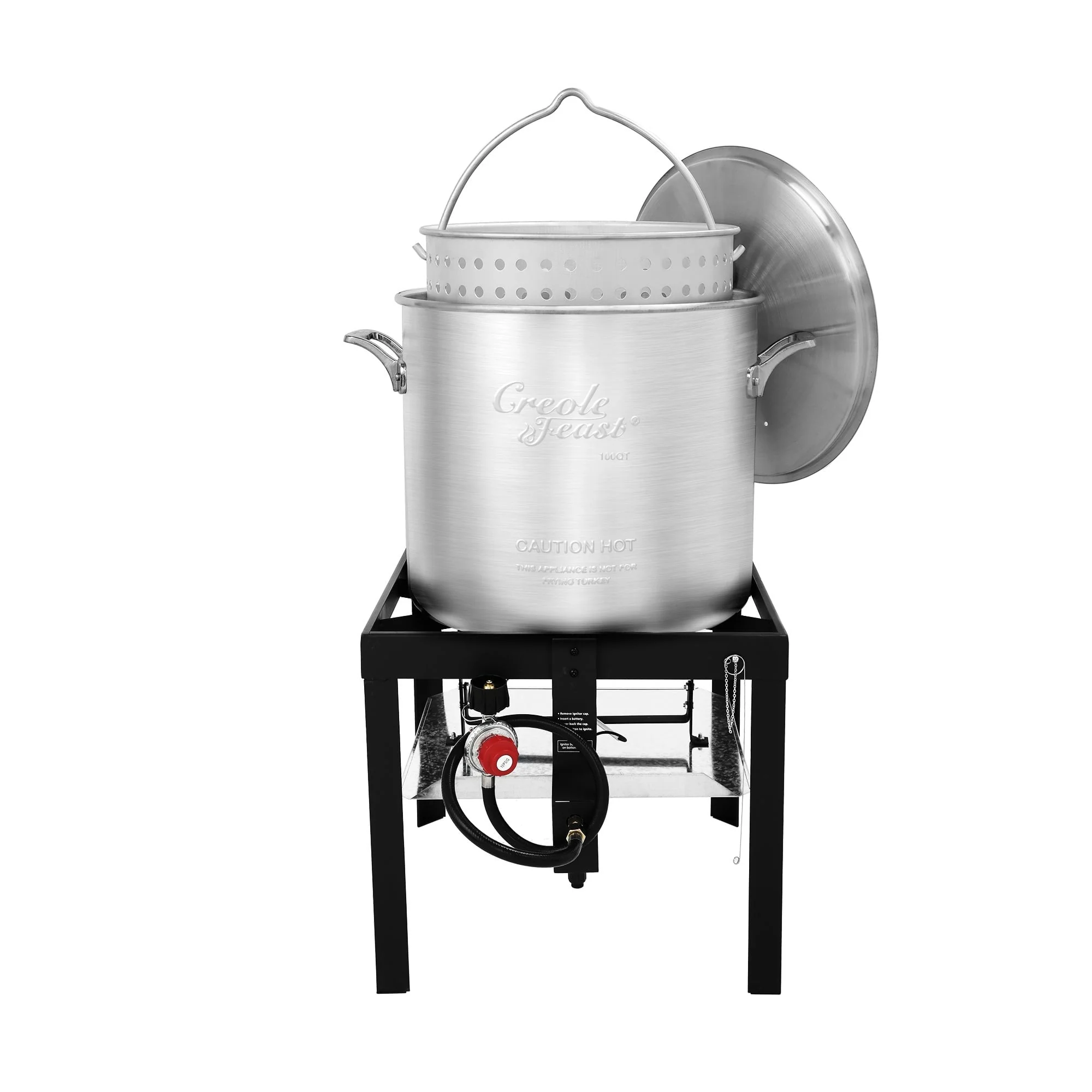 Creole Feast SBK1001, 100QT Seafood Boiling Kit with Strainer