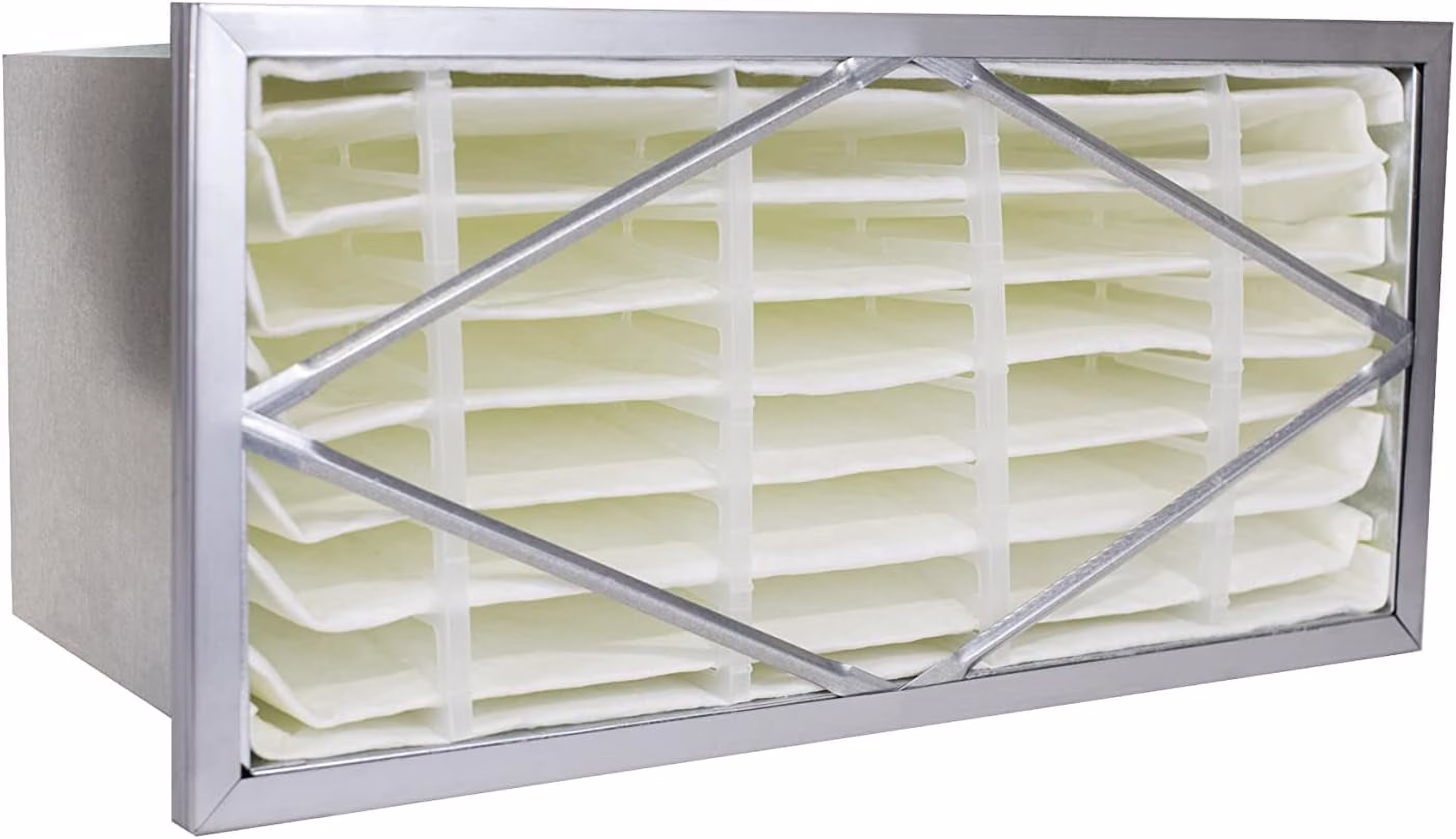 Filterbuy 12x24x12 MERV 14 (MPR 2800) Header, Rigid Cell Filters HVAC Replacement (1-Pack)