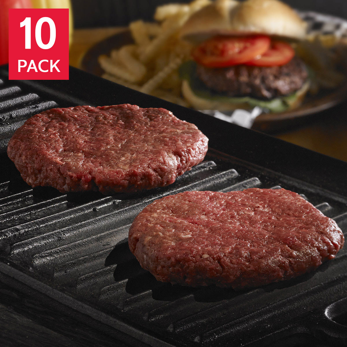 Northfork Elk Burger (30/5.33 Oz Per Burger), 10 Total Packs, 30-Count