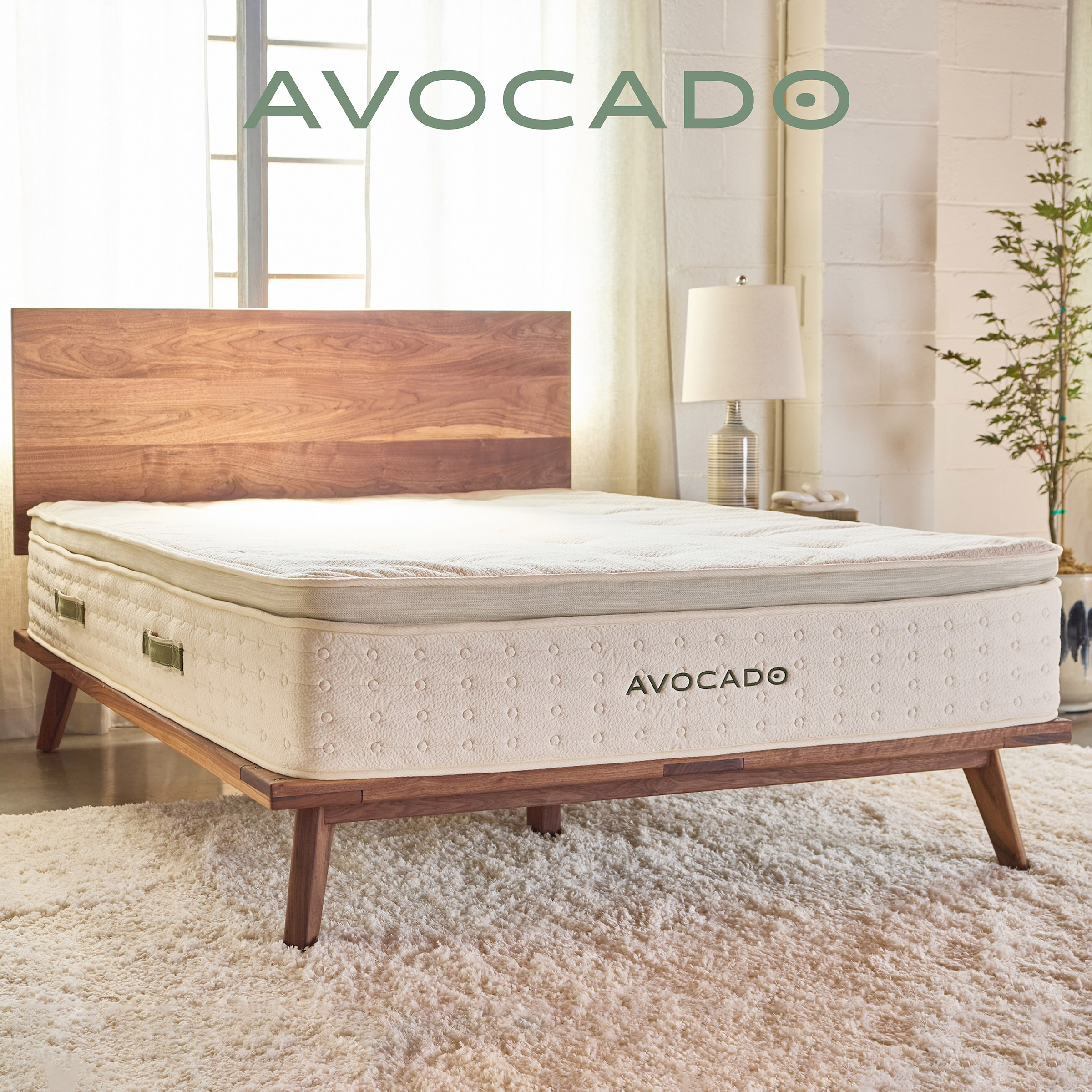 Avocado Organic 13' Medium-Plush Pillowtop Hybrid Mattress