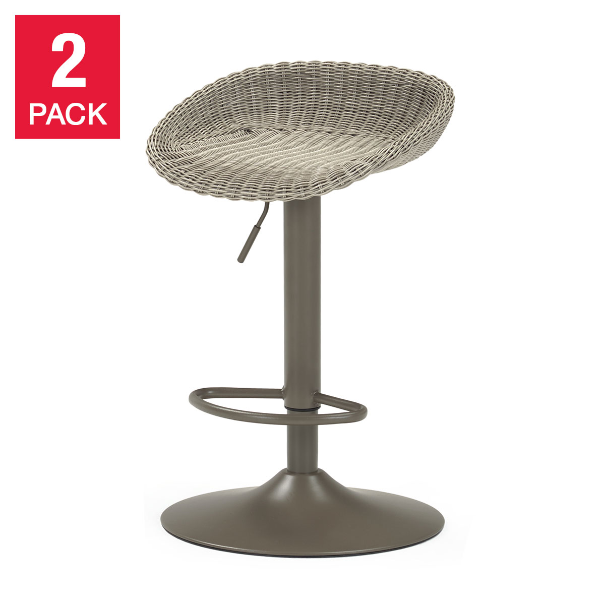 Portofino Airlift Barstool, 2-pack