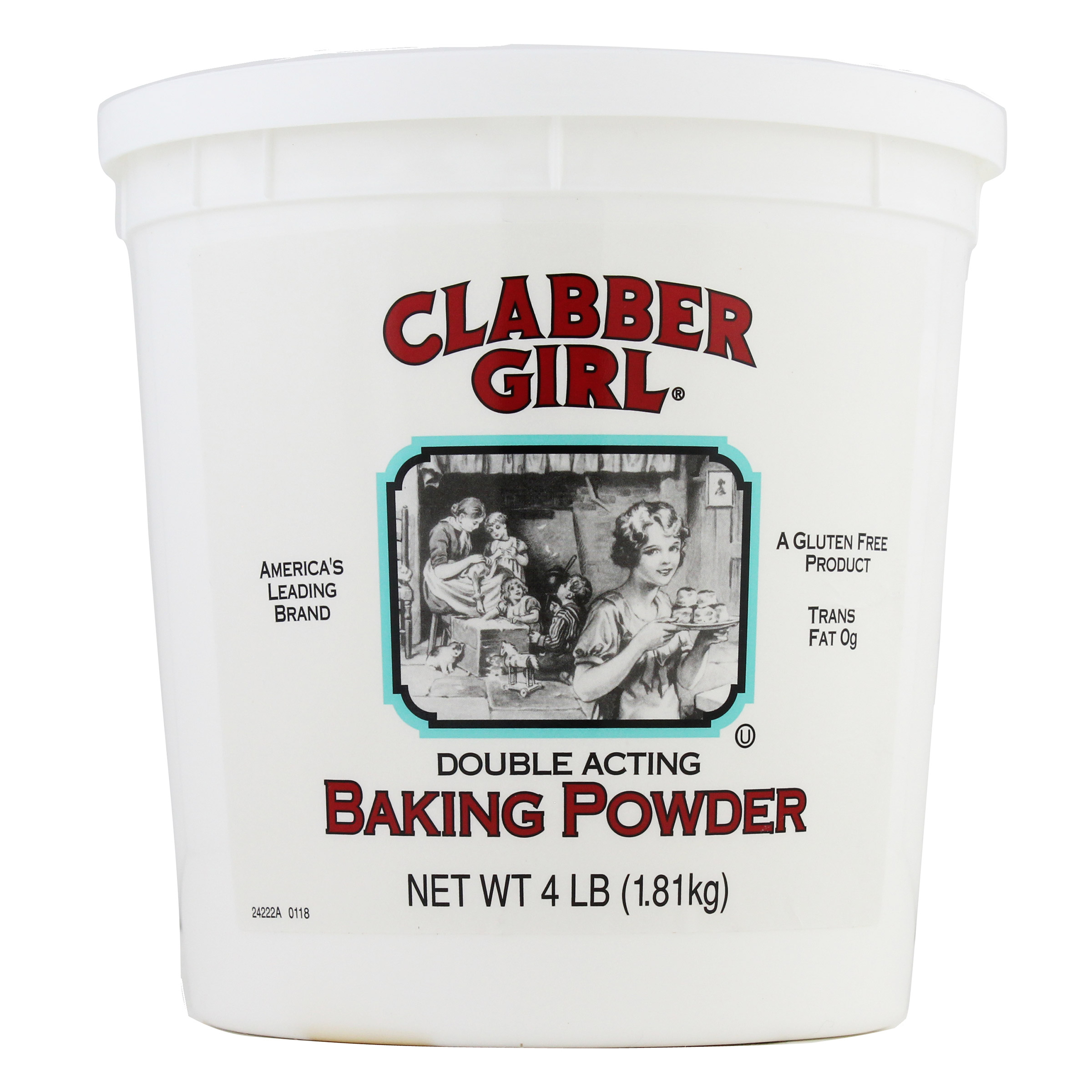 Clabber Girl, Baking Powder, 4 lbs