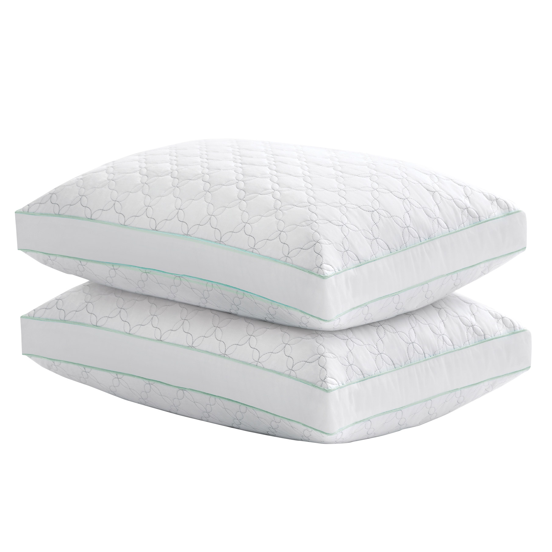 Martha Stewart Garden Trellis Quilted Pillow, 2-pack