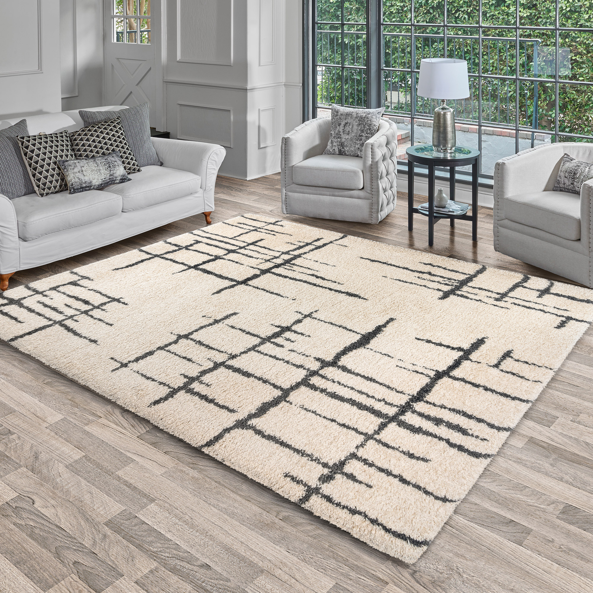 Thomasville Marketplace Luxury Shag Rug Collection, Meara, 6’6” x 9’6”
