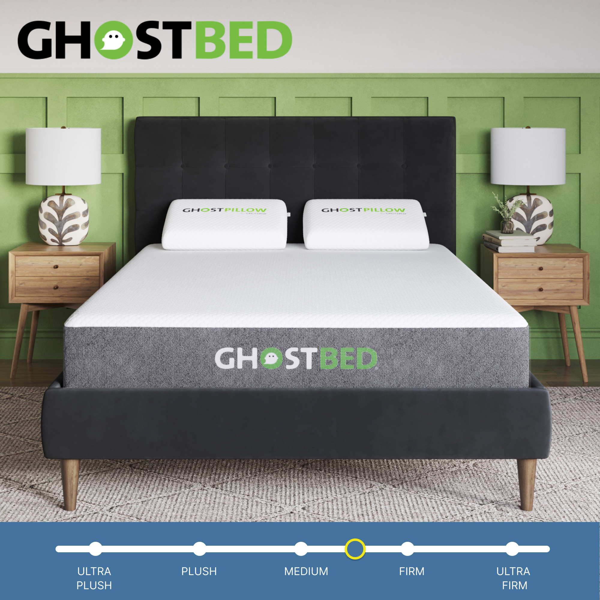 GhostBed Classic 11' Medium-Firm Gel Memory Foam Mattress
