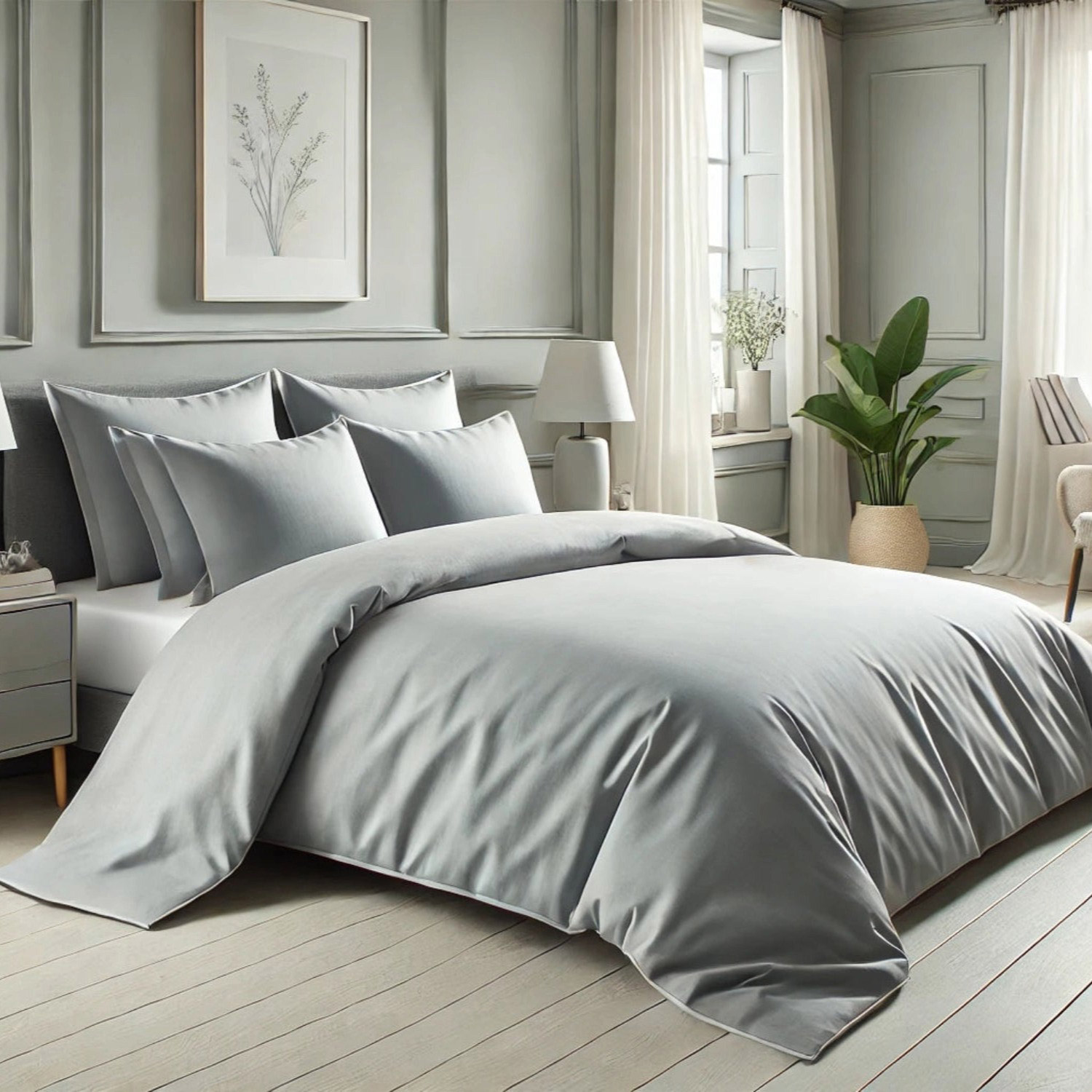Pure Fiber 100% Viscose from Bamboo Duvet and Sham Set