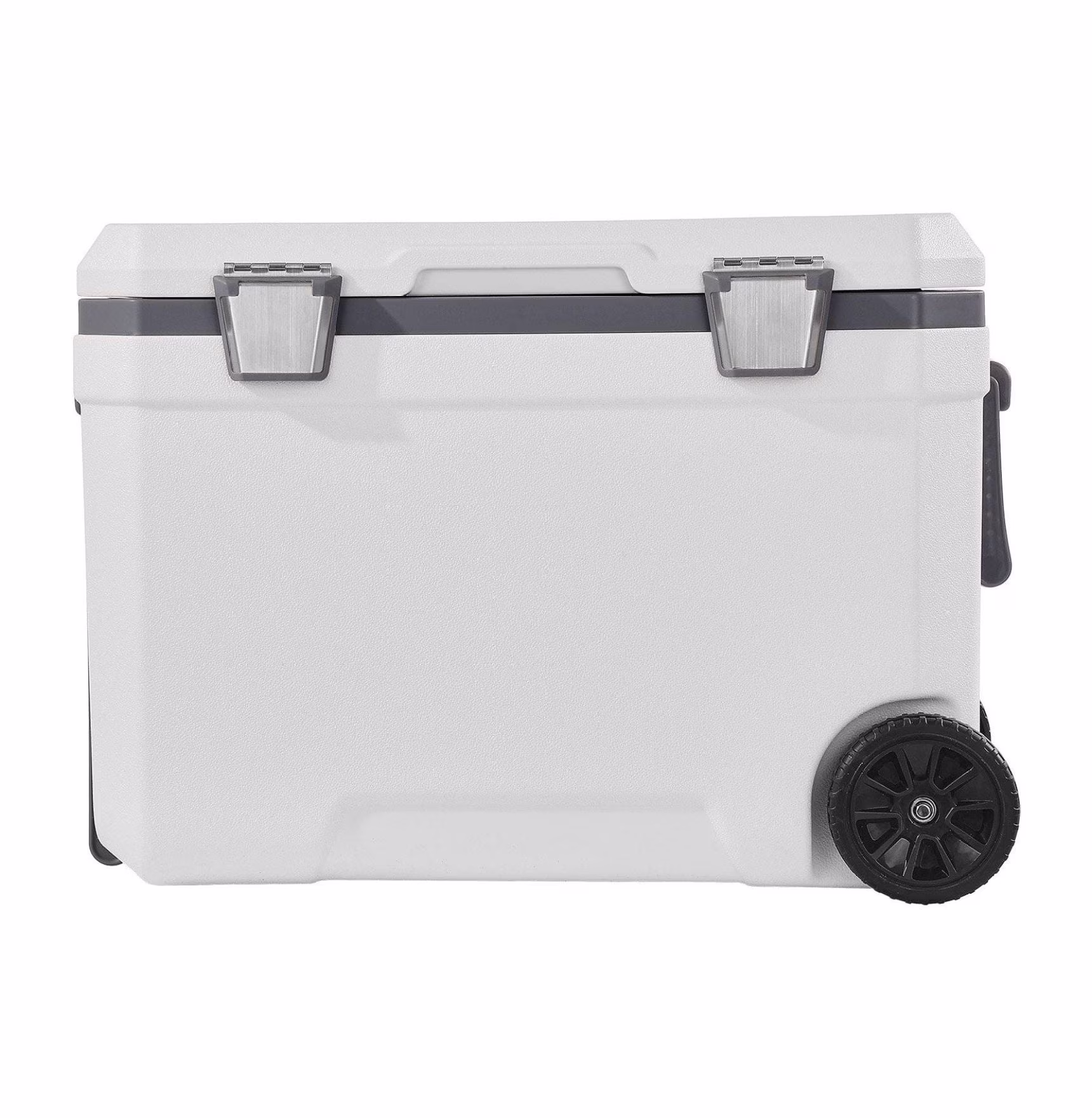 45 QT Portable Cooler, Wheeled Insulated Cooler with Cup Holder - 64 Can Capacity for Camping,  Travel & Outdoor Activities Default