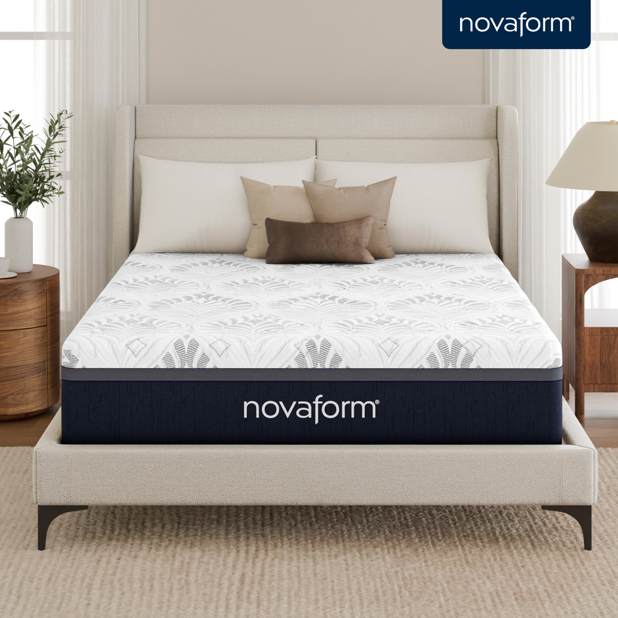 Novaform 14' Serafina PerfectTemp Gel Memory Foam Mattress