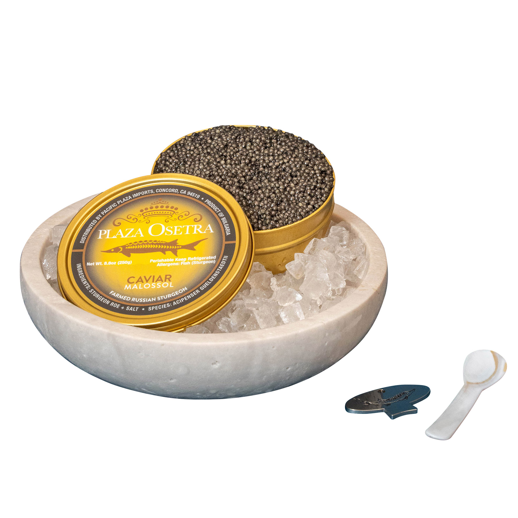 Plaza Osetra Farmed Bulgarian Sturgeon Caviar, 8.8 oz