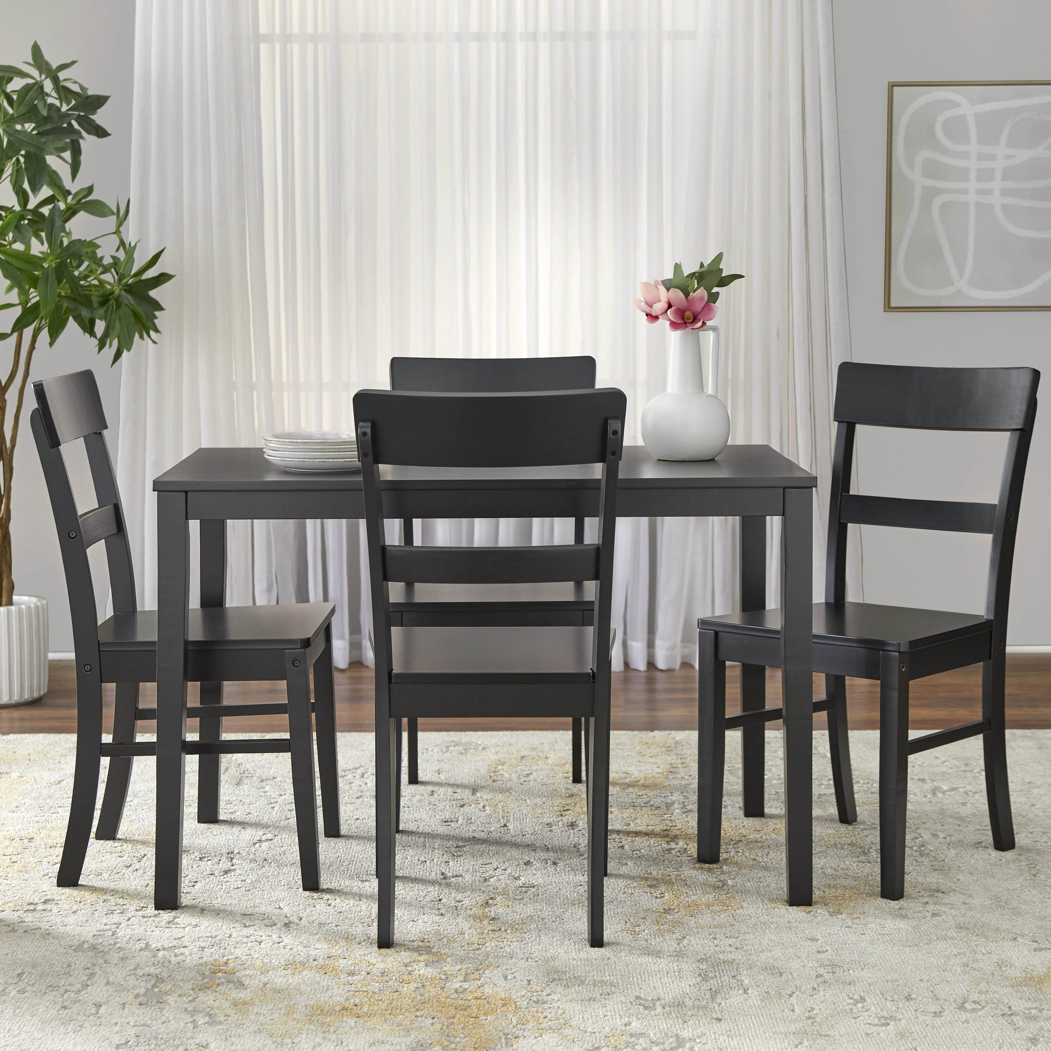 TMS Beverly 5-Piece Dining Set, Multiple Finishes