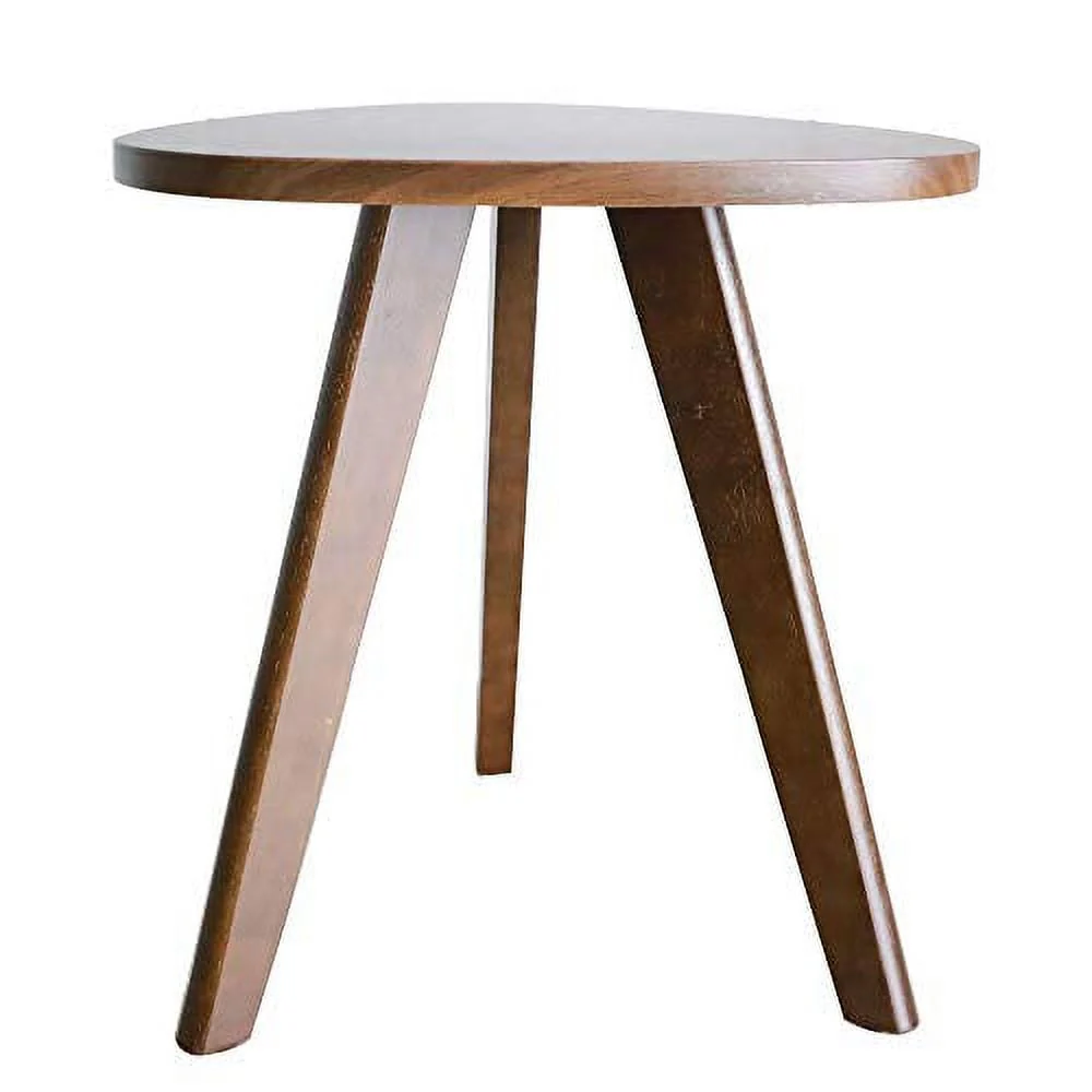 Purzest coffee table, peach wood small space triangle side table, bedroom living room balcony bedside table small table