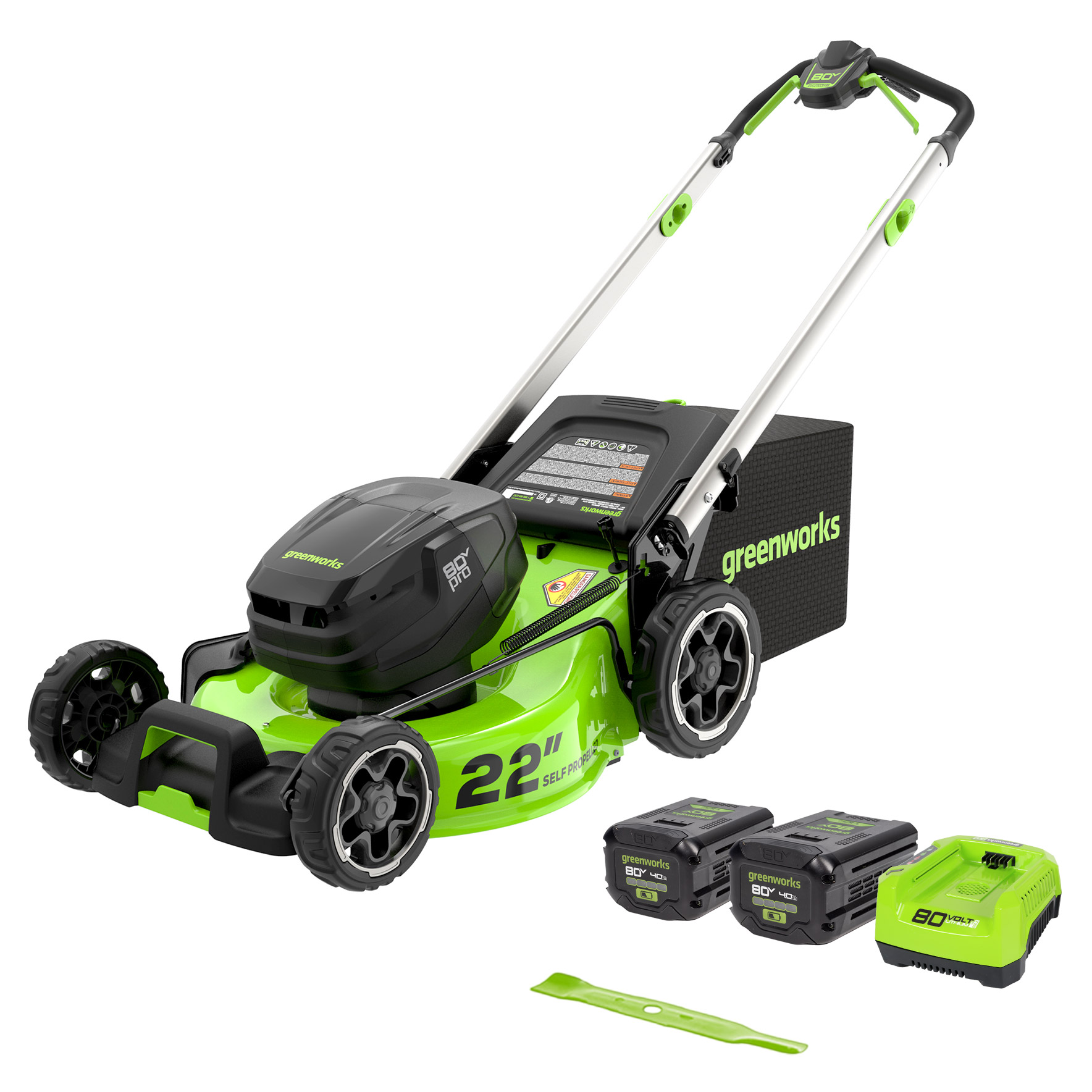 Greenworks 80V 22' Dual Blade Mower
