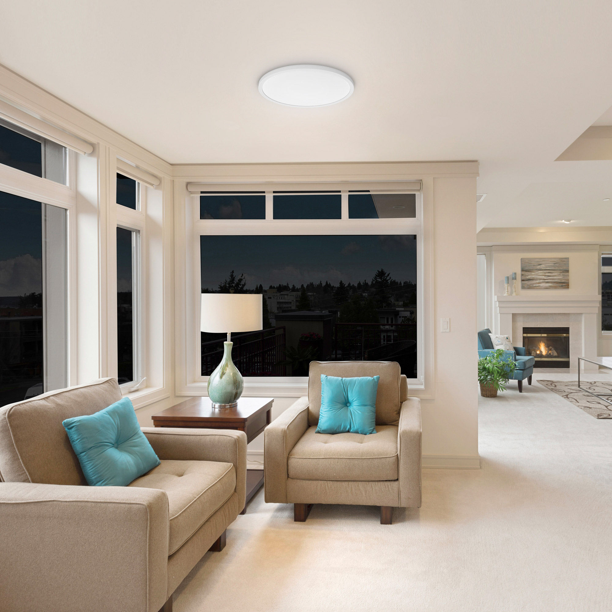 KODA Slim 15' LED Ceiling Light With Adjustable Color Temperature