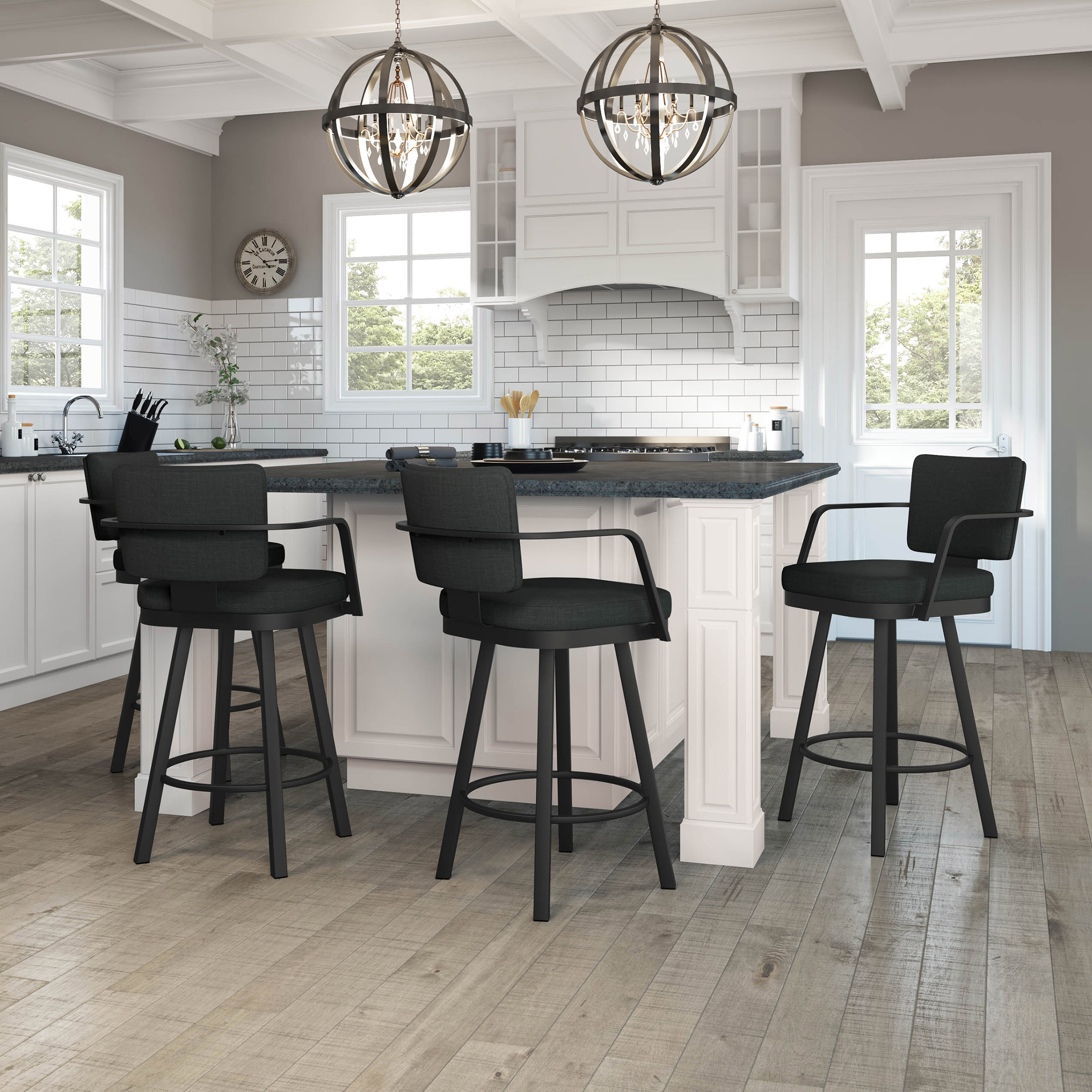 Thea 26.5” Counter Height Swivel Stool