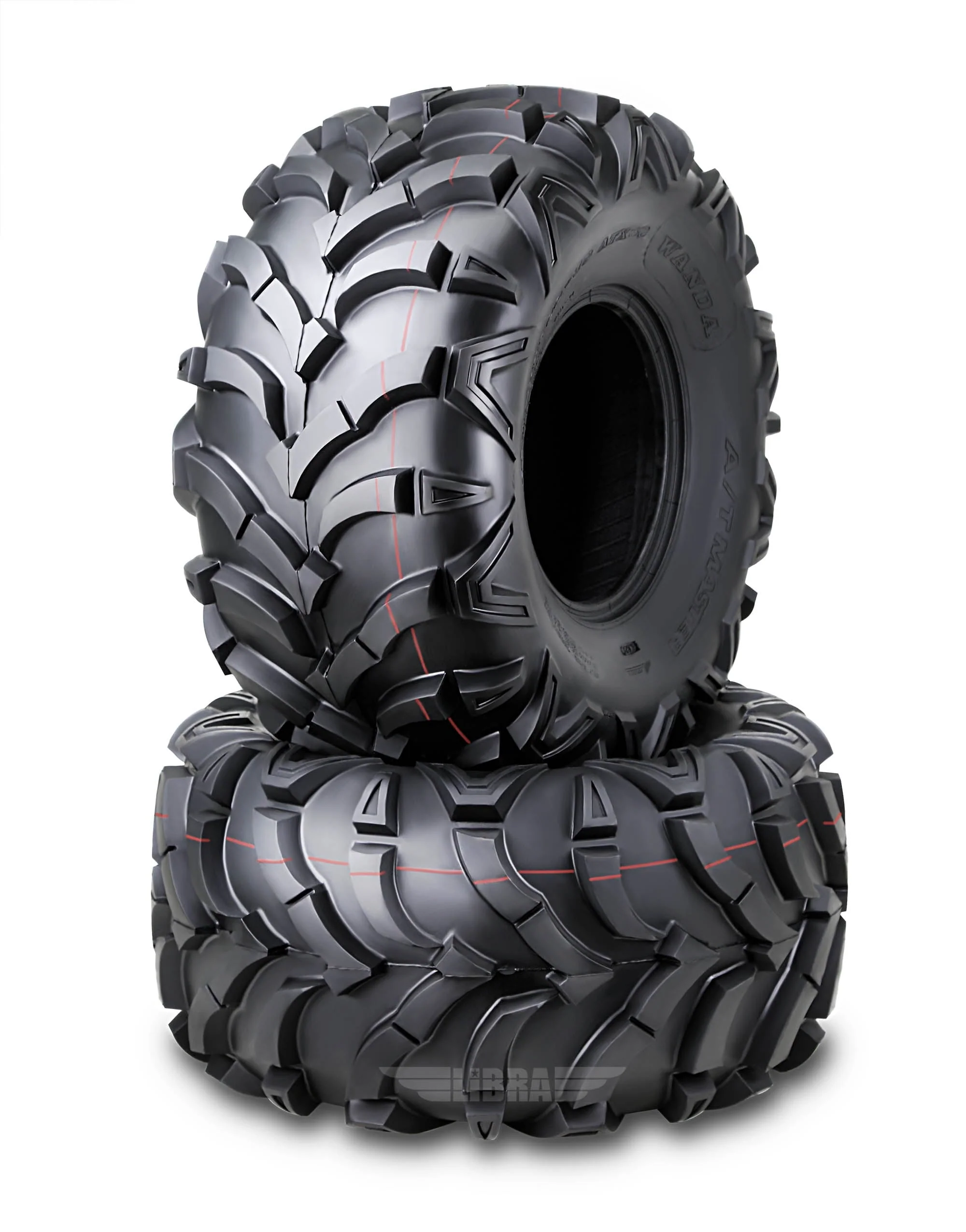 Wanda ATV/UTV Tires 25x12-10 25x12x10 /6PR P341 - 10161, Set 2