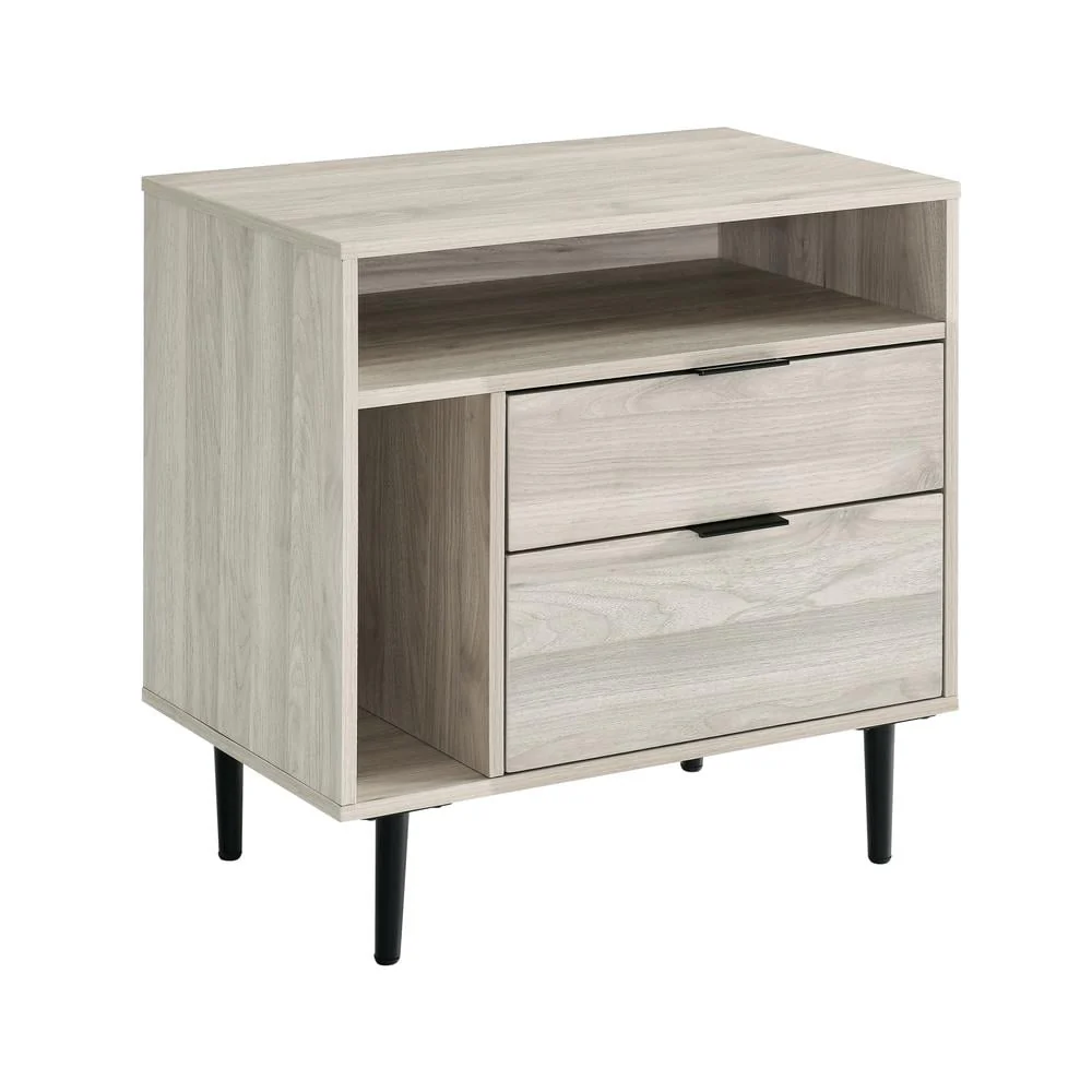 Walker Edison 25" Modern Storage Side Table - Birch