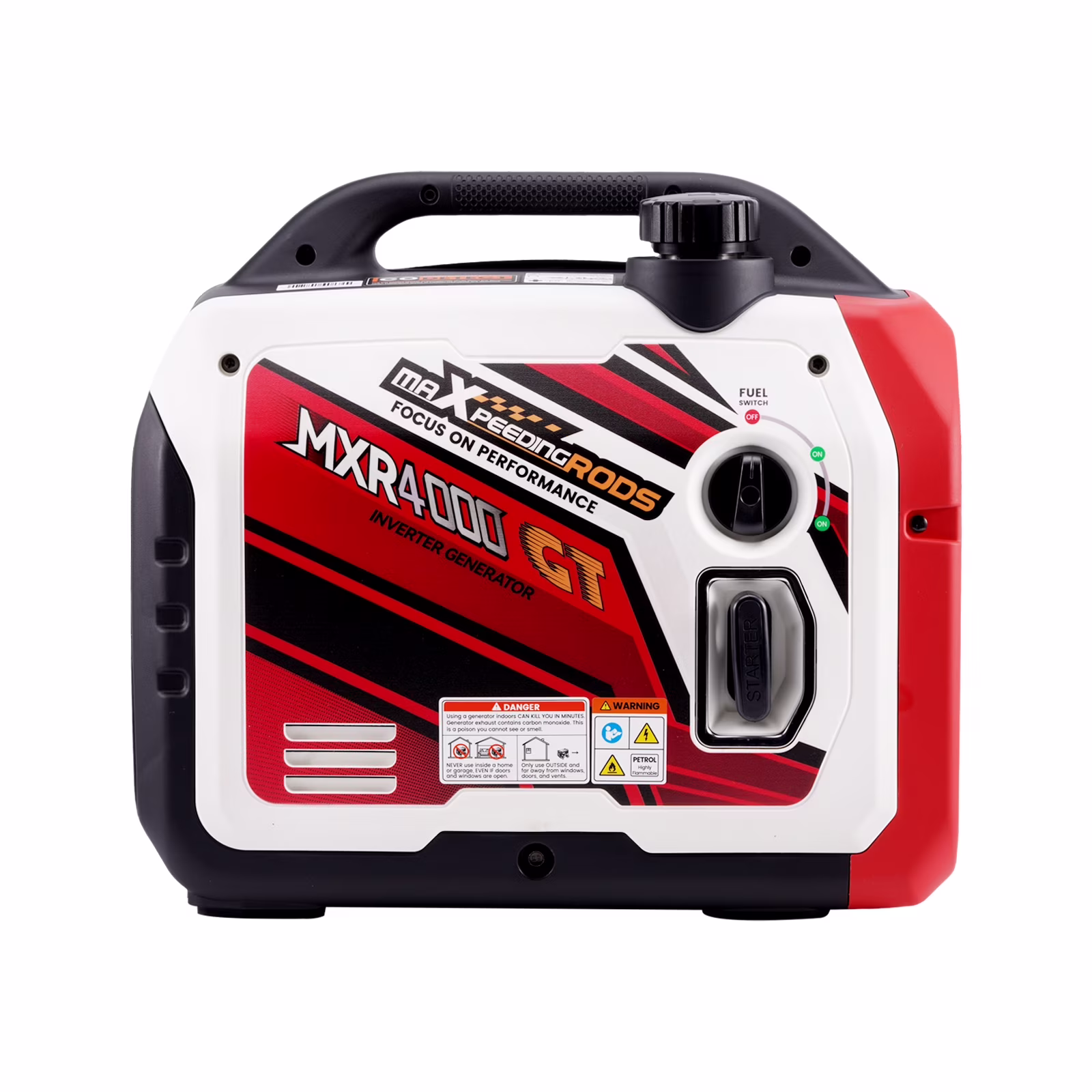 Maxpeedingrods Portable Super Quiet Dual Fuel Inverter Generator 4KW For Camping RV Travel